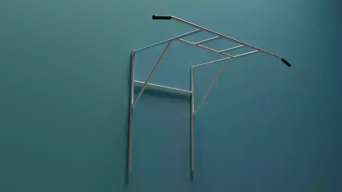 Pull-up bar 3D model