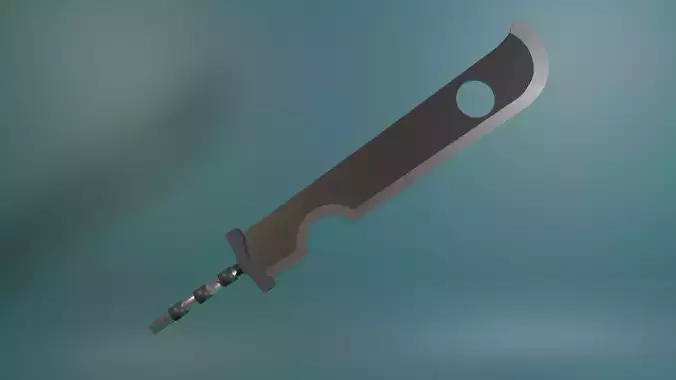 Kubikiribouchou Zabuza Momochi sword  Free low-poly 3D model