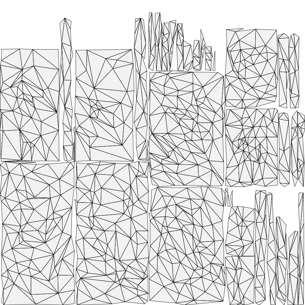 Slate Rock Slab Collection Low-poly 3D model_8