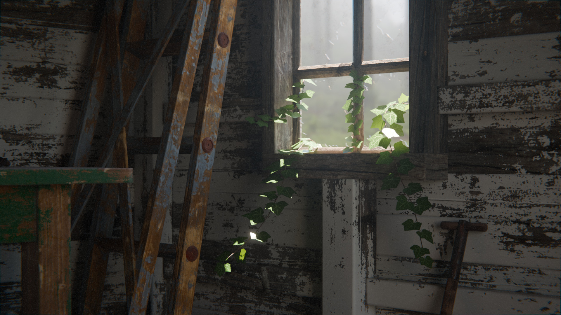 Old Tool Shed 3d Scene 3D model_2