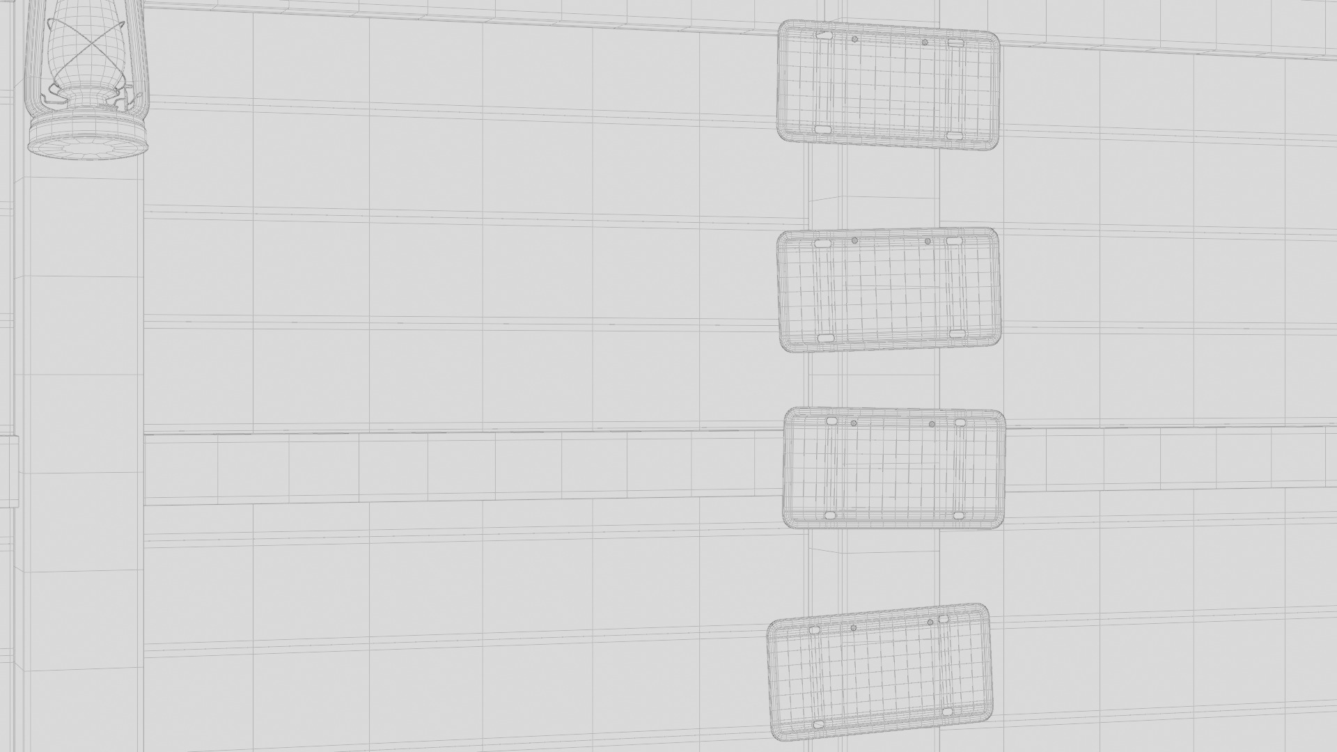 Old Tool Shed 3d Scene 3D model_10