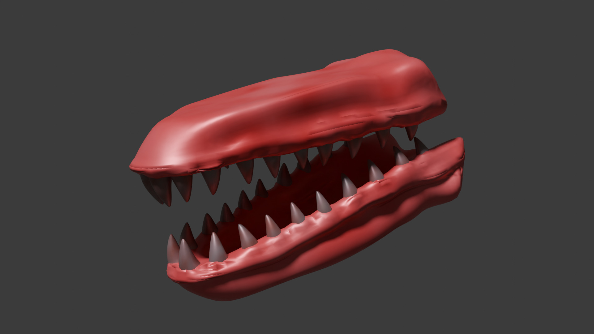 Komodo Dragon Low-poly 3D model_12