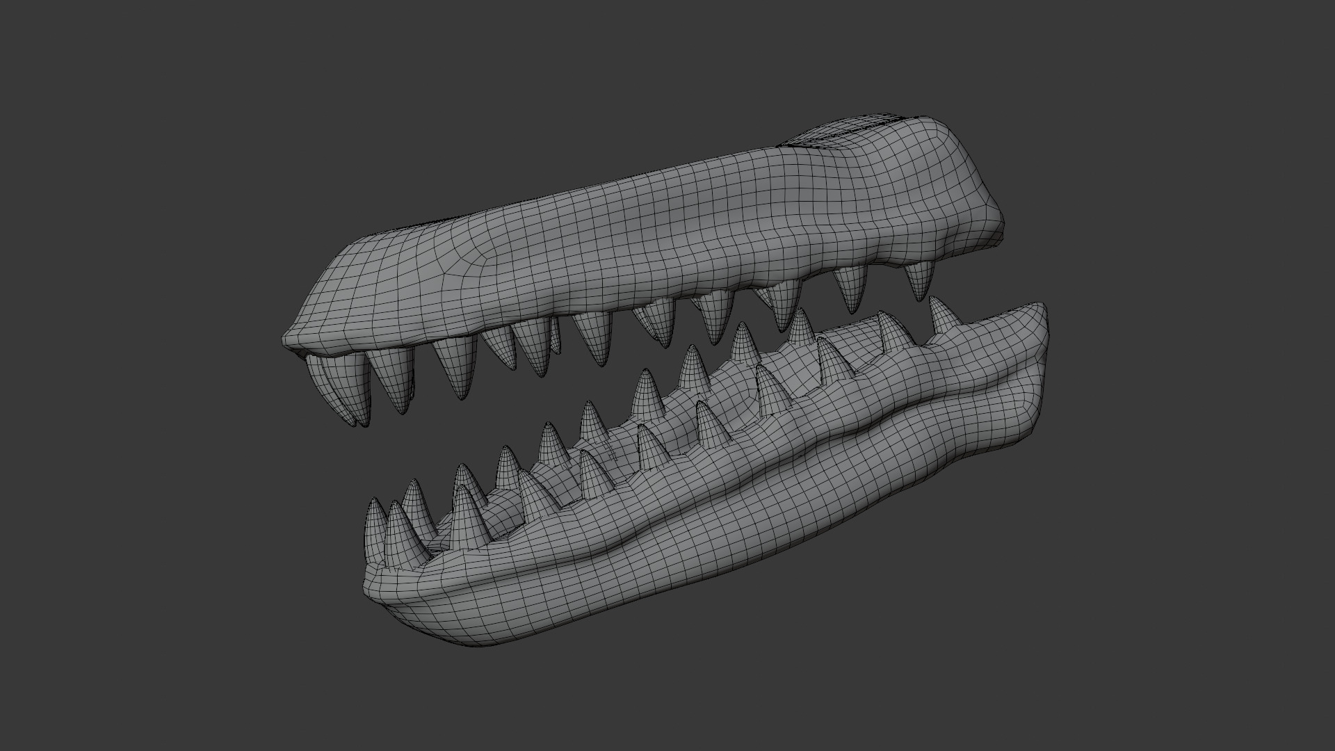 Komodo Dragon Low-poly 3D model_23