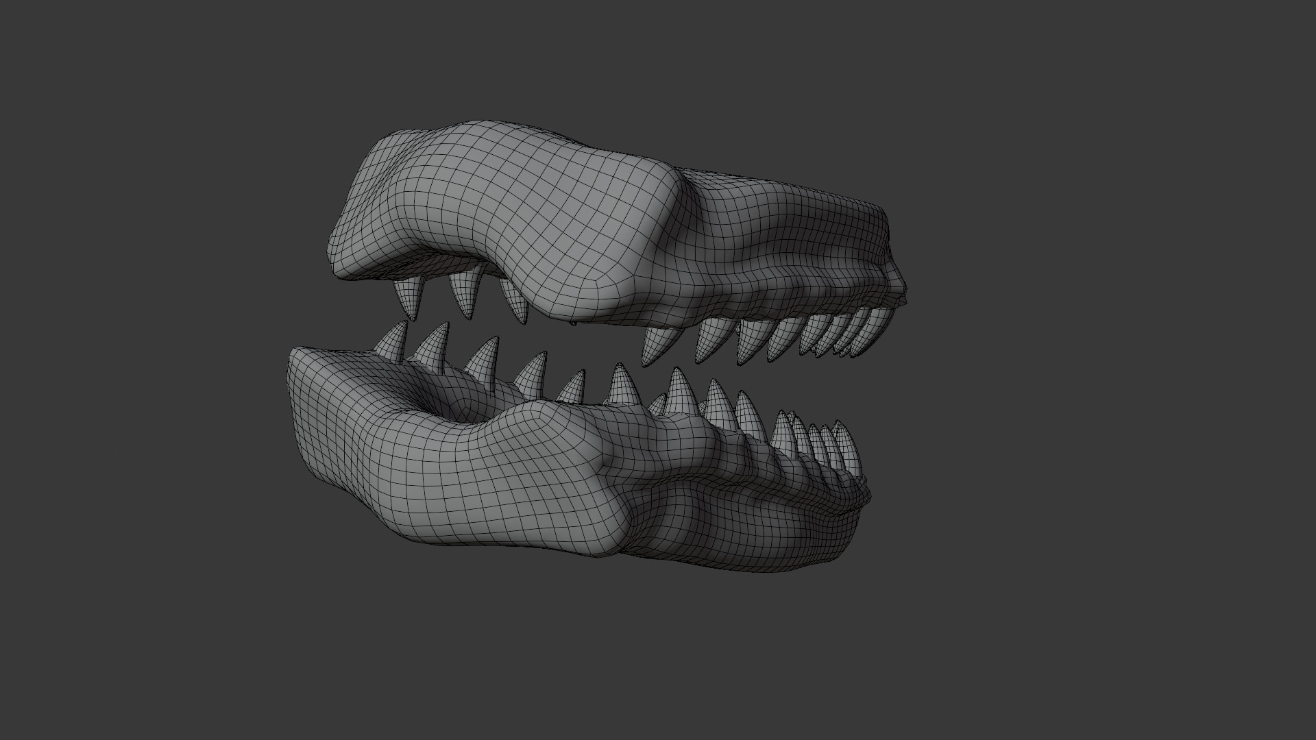 Komodo Dragon Low-poly 3D model_24