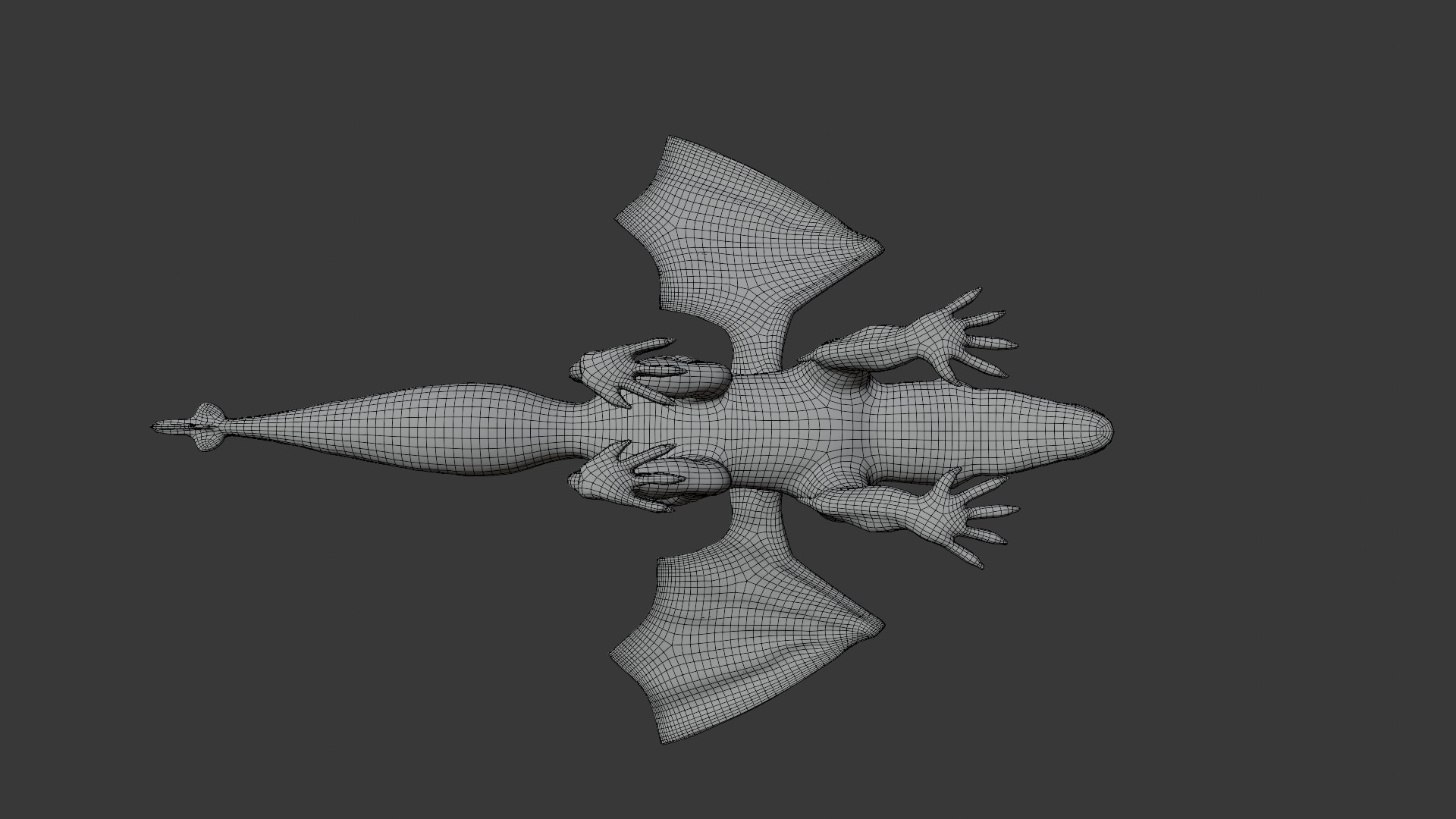 Komodo Dragon Low-poly 3D model_16