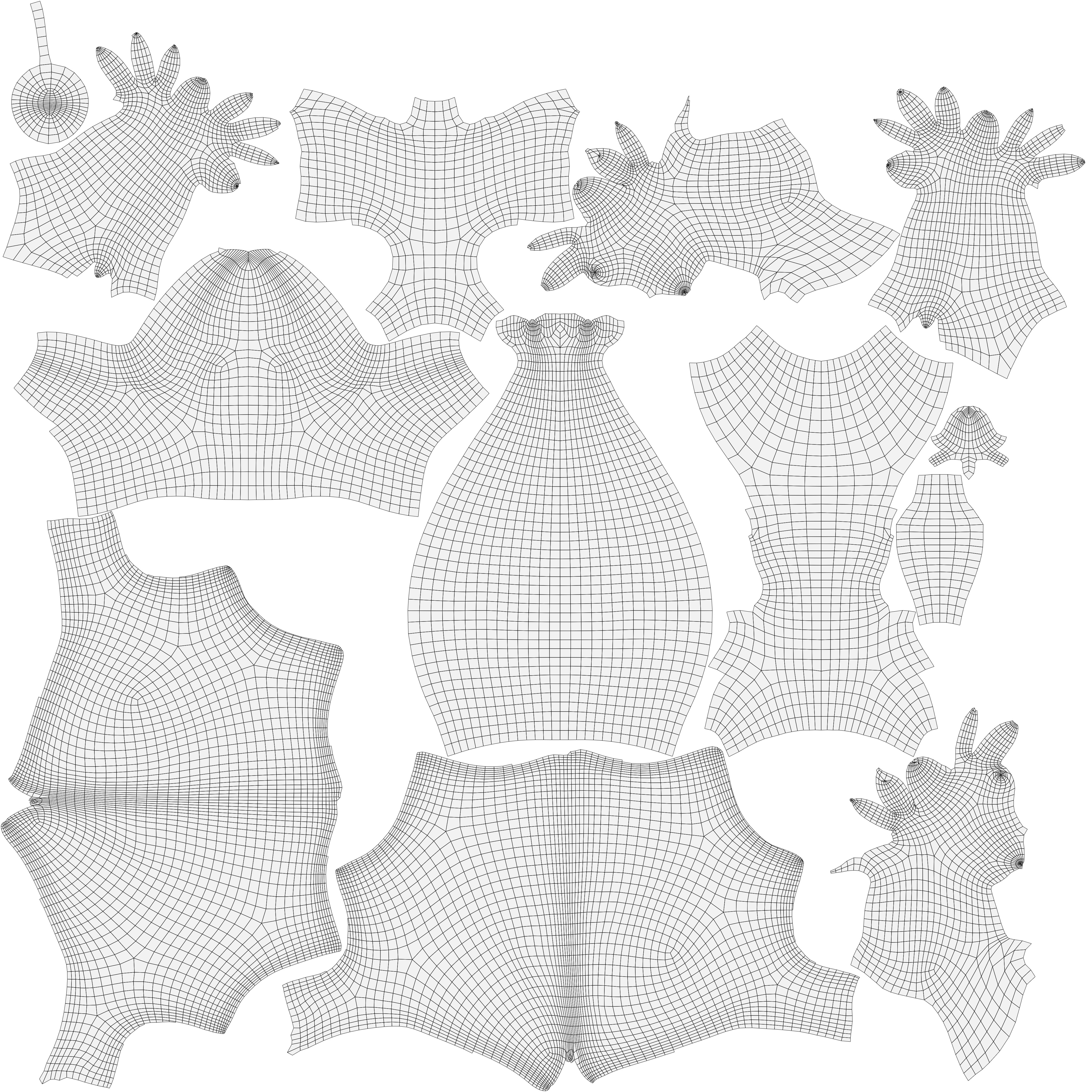 Komodo Dragon Low-poly 3D model_3