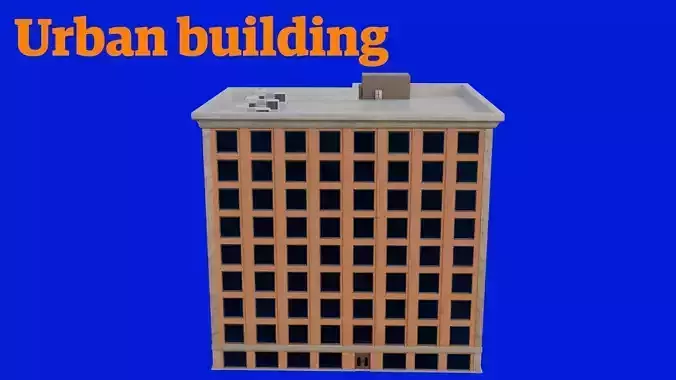 Urban building 3D model