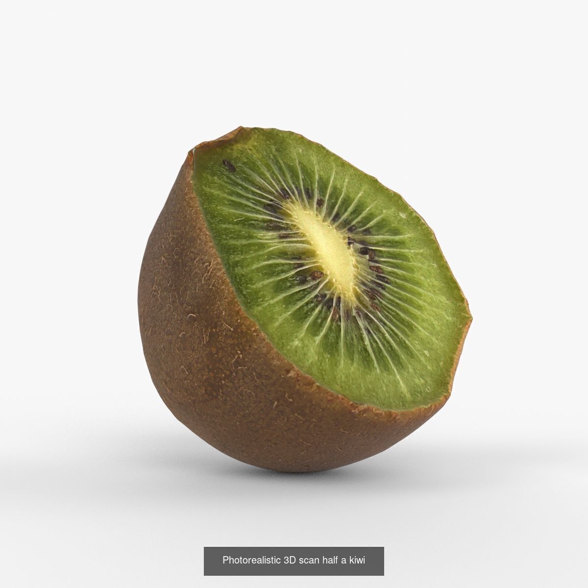 Photorealistic 3D scanning of halves of different fruits 3D Model Collection_4