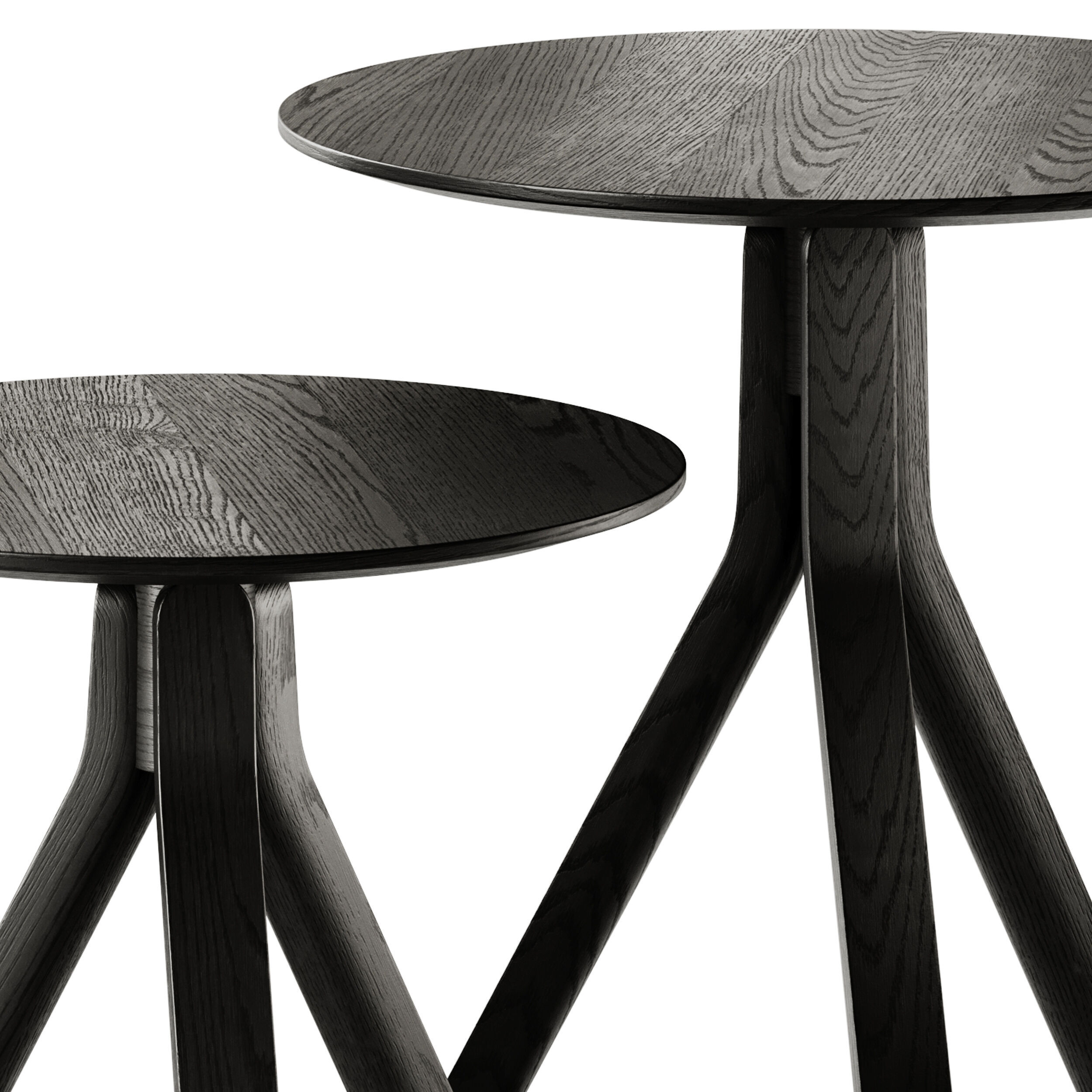 Andreu World Nuez Coffee Table ME2873 and ME2880 3D model_4