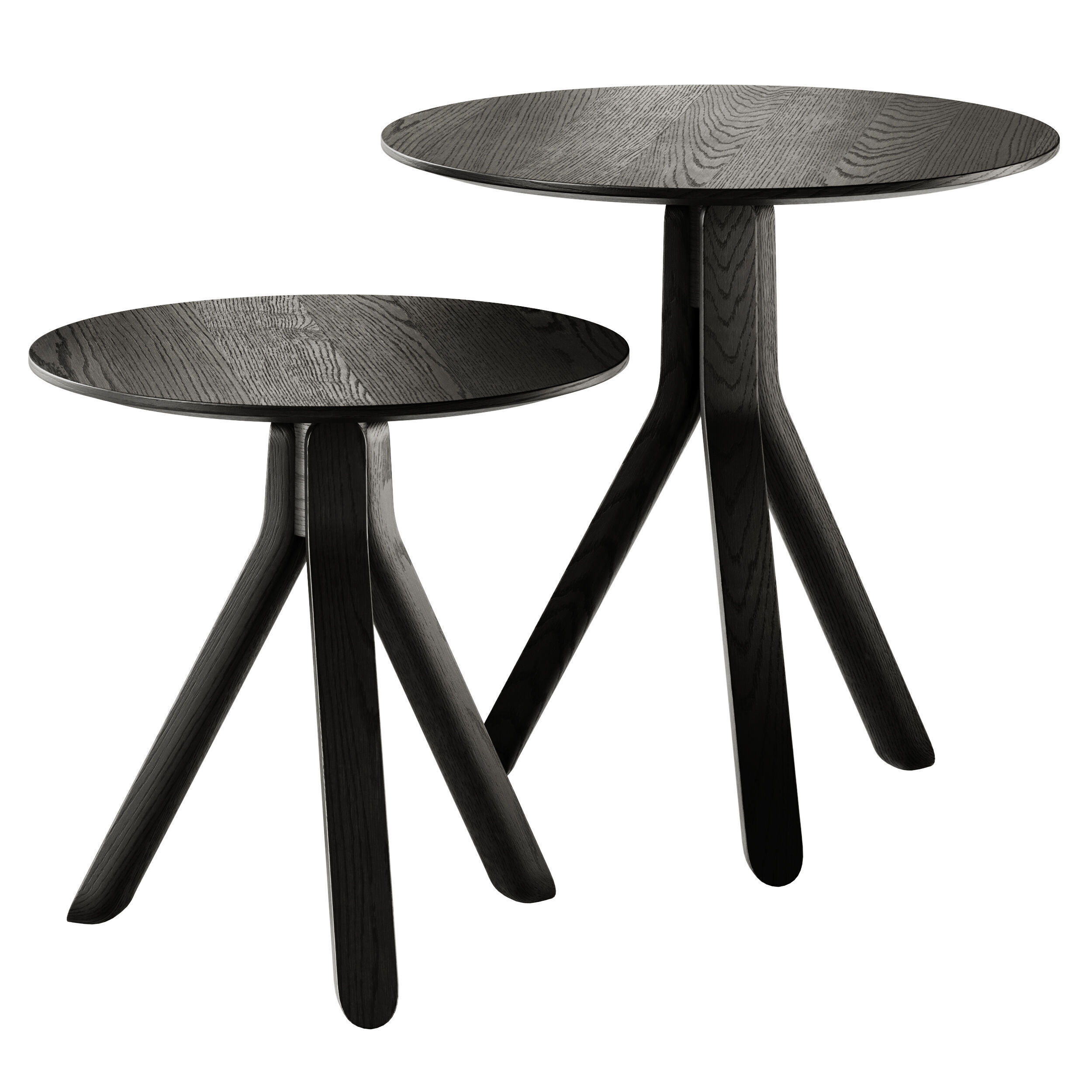 Andreu World Nuez Coffee Table ME2873 and ME2880 3D model_2