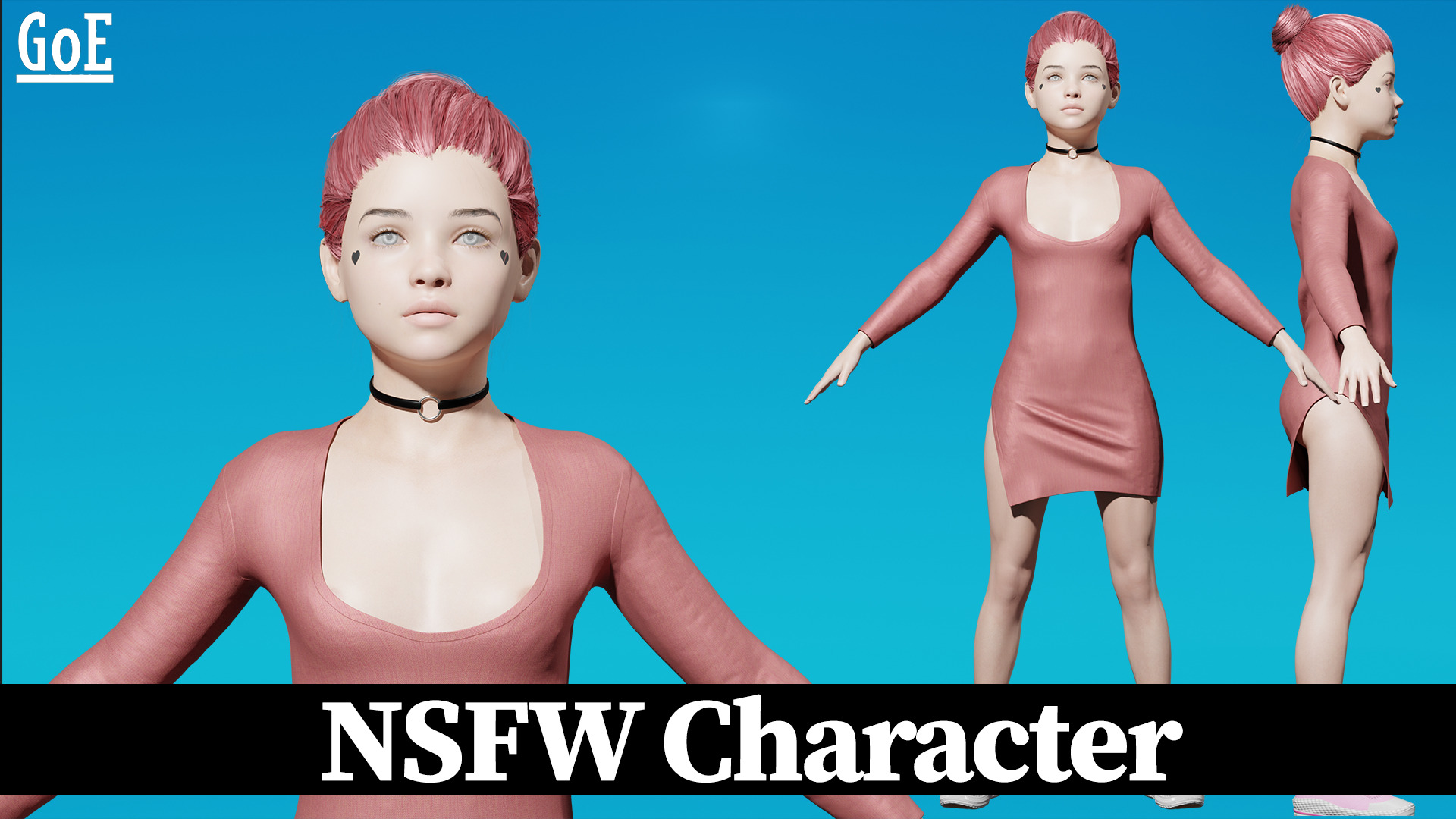 Character Bundle NSFW 4 Rigged Models 3D model_5