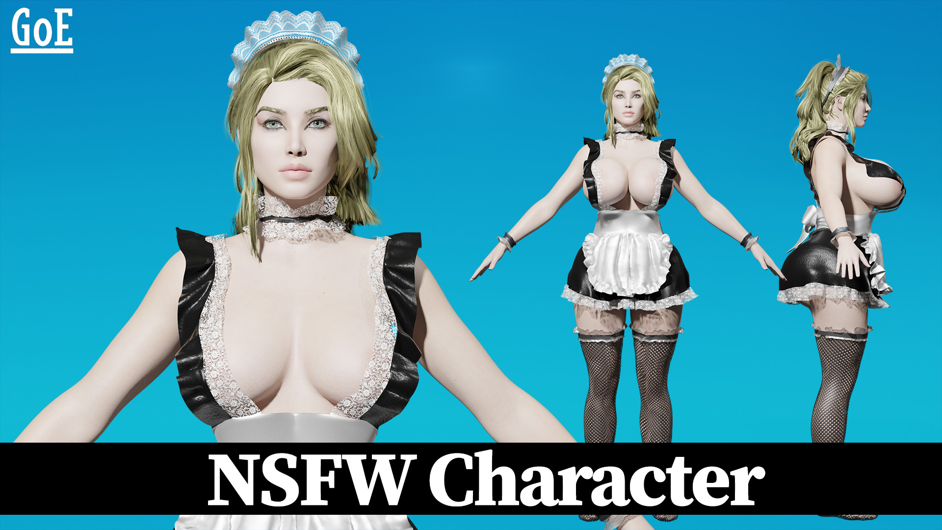 Character Bundle NSFW 4 Rigged Models 3D model_3