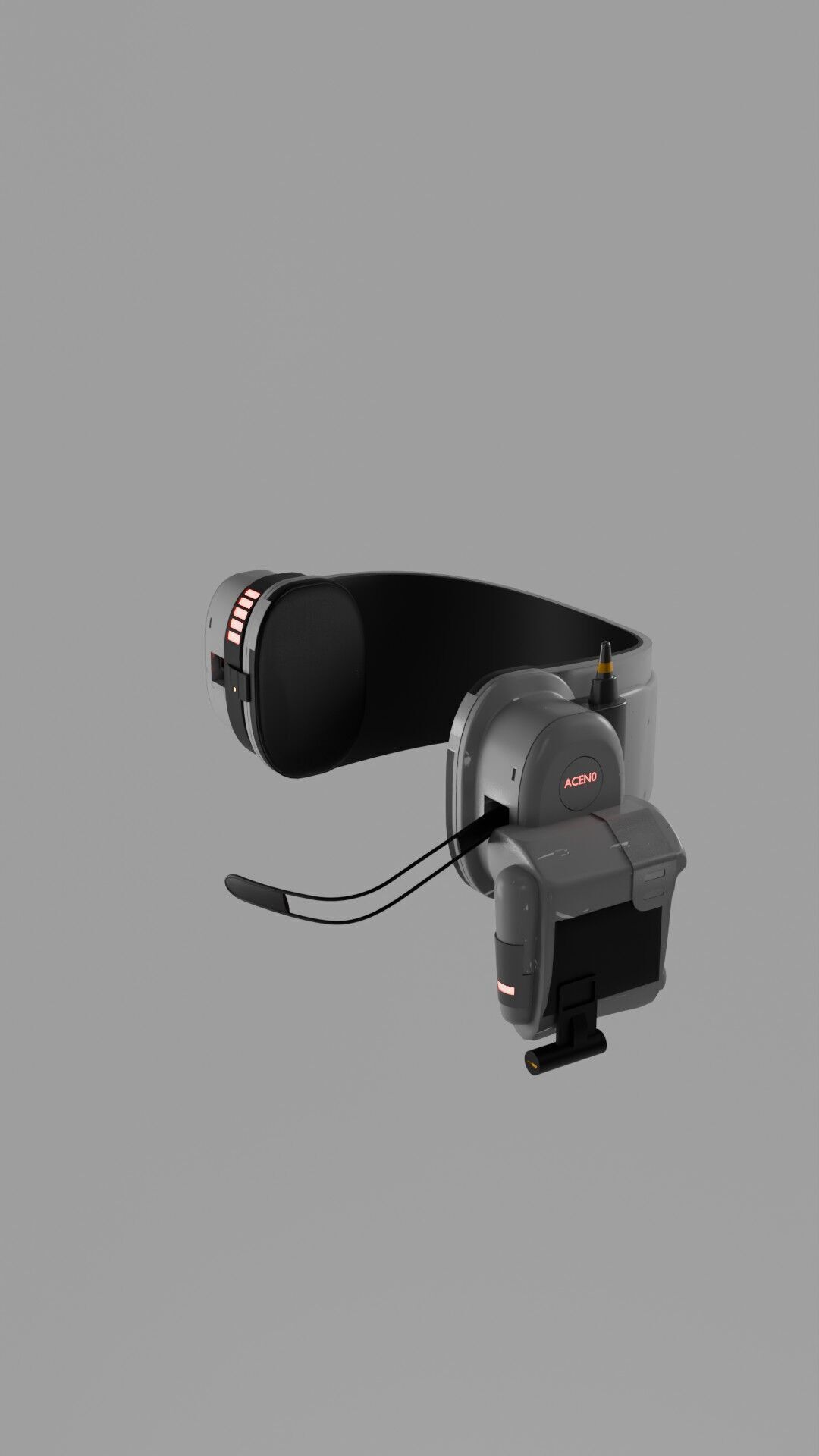Scifi Headset 3D model_1