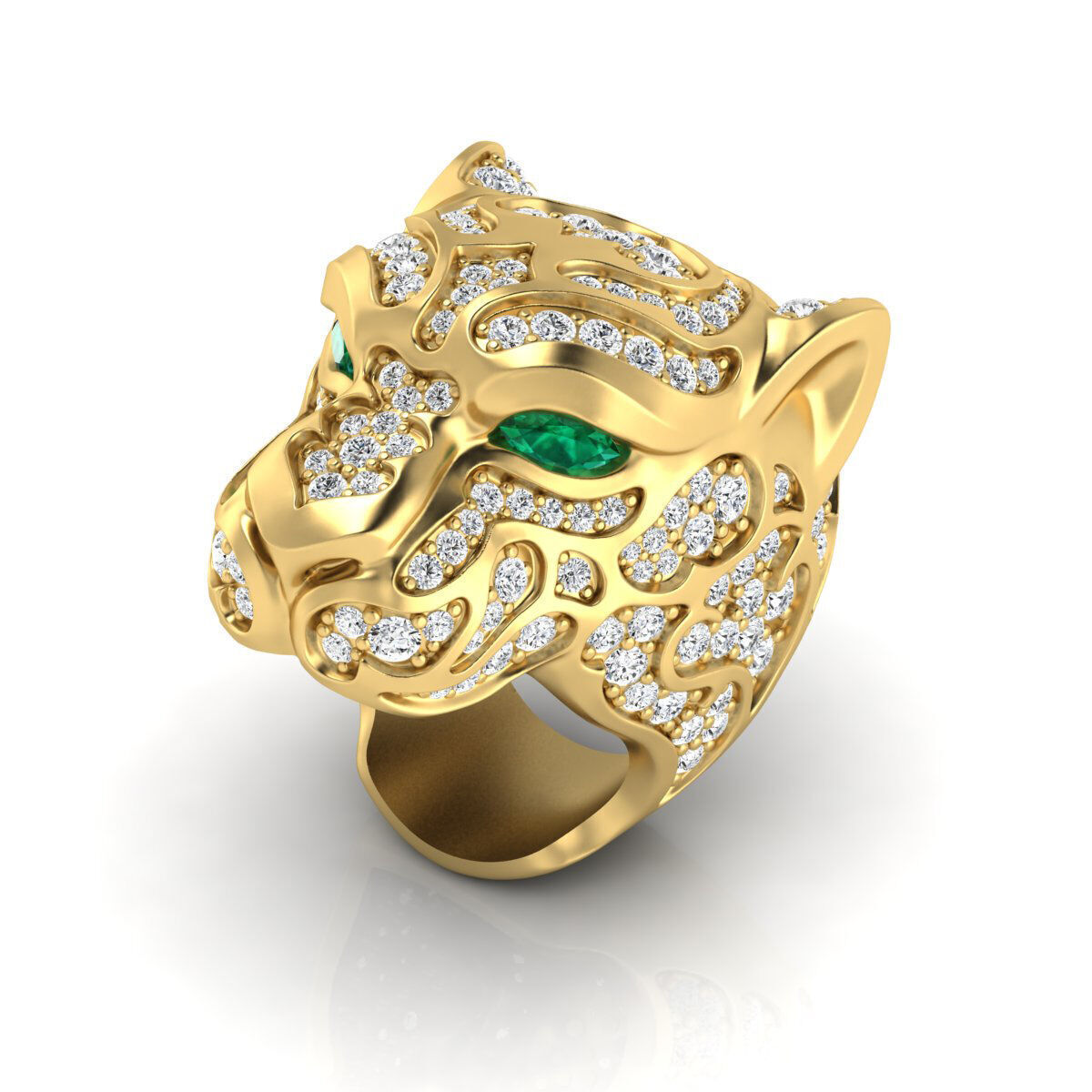 Ring Zodaria Pave Carrera y Carrera 3D print model_5