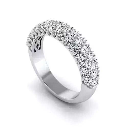 French Pave Ring