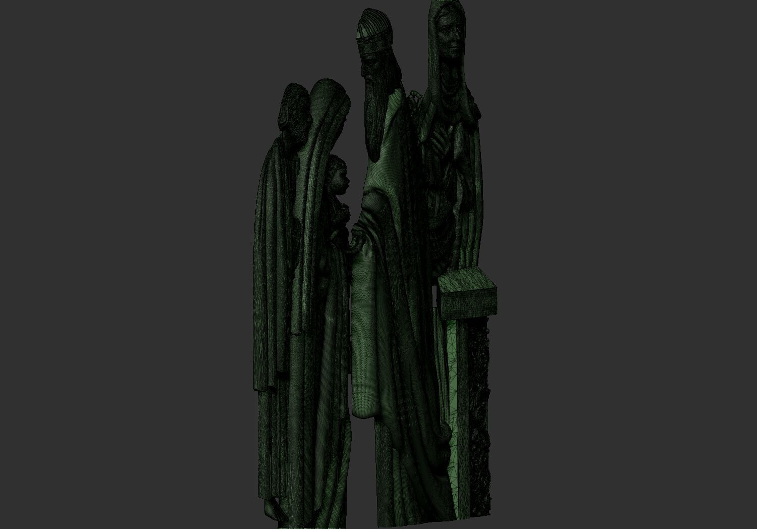 mary jesus the presentation in the temple 3d printable model cnc 3D print model_4