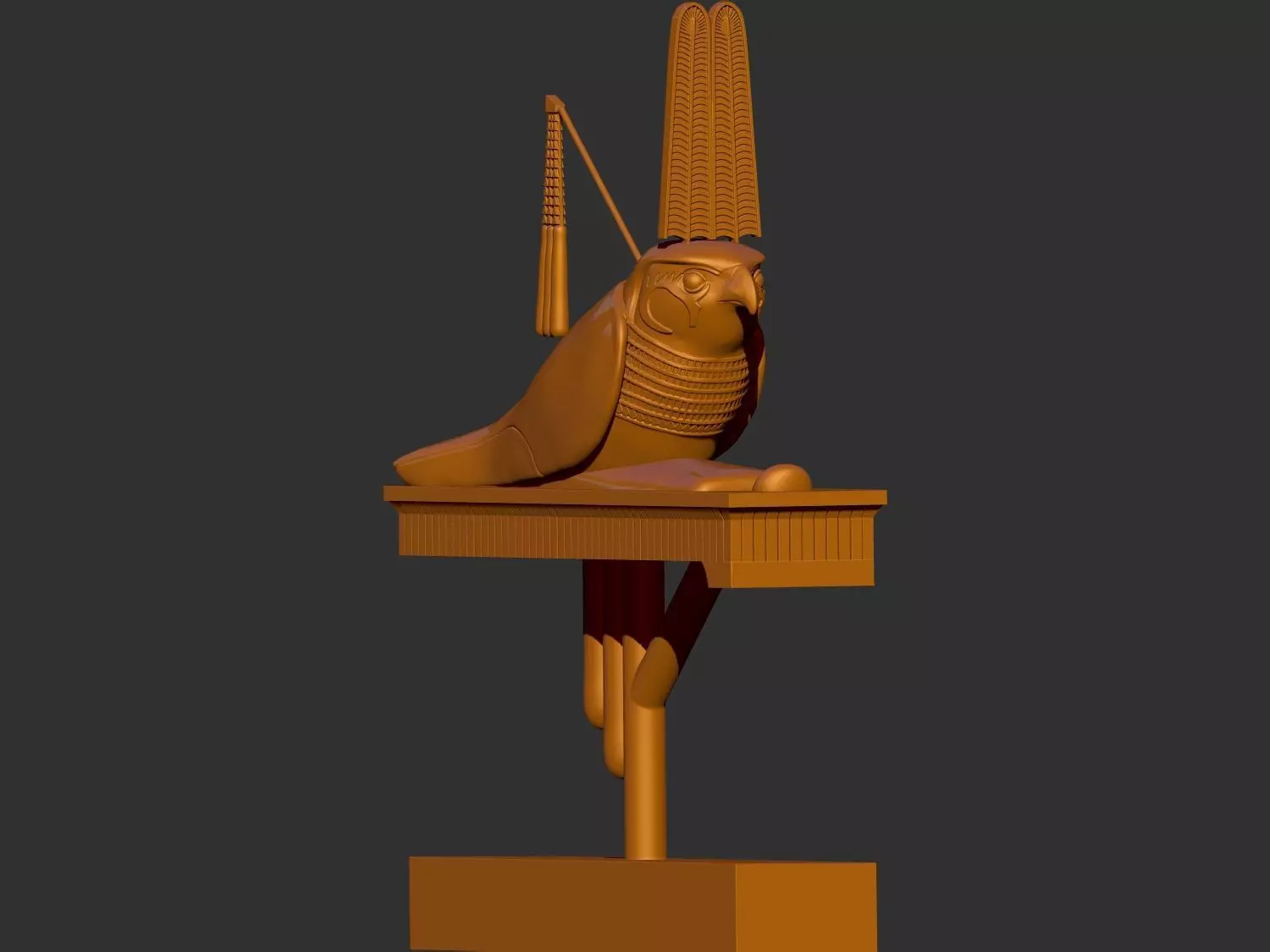Egyptian hawk Falcon Soped Sopdu 3d printable model 3D print model