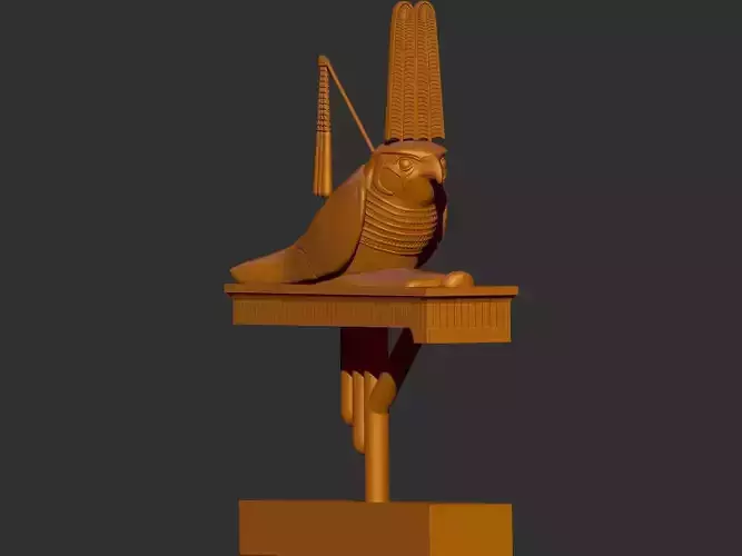 Egyptian hawk  Falcon Soped   Sopdu 3d printable model 3D print model