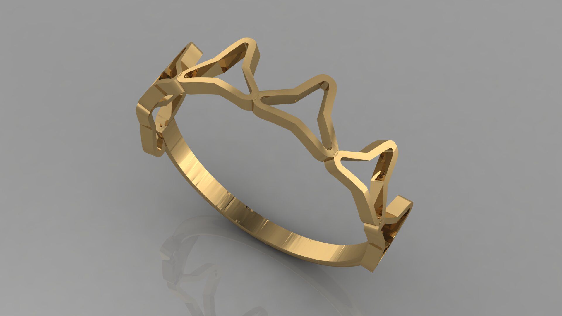 50-Piece Minimalist Ring Set 3D print model_3