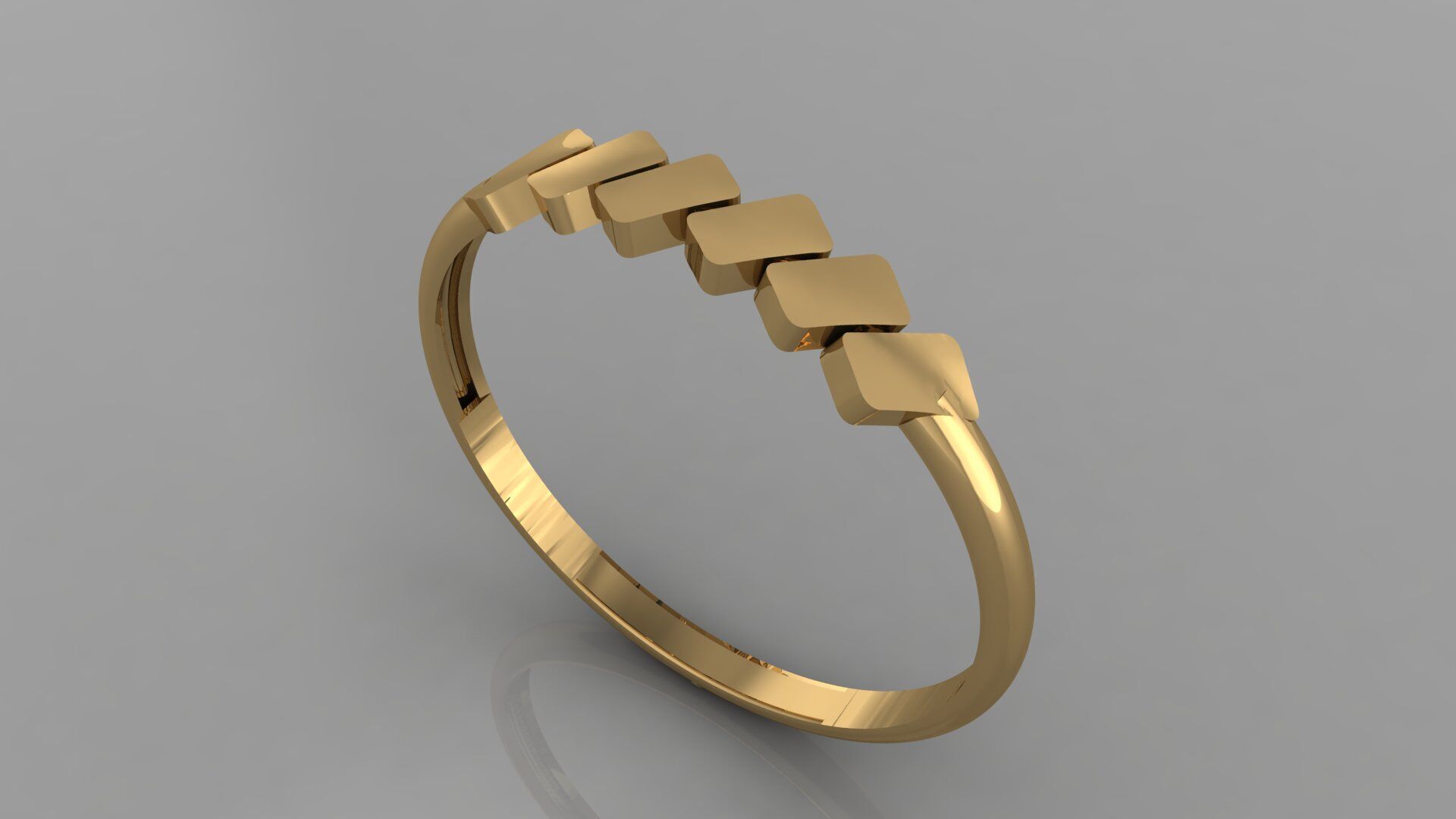 50-Piece Minimalist Ring Set 3D print model_18