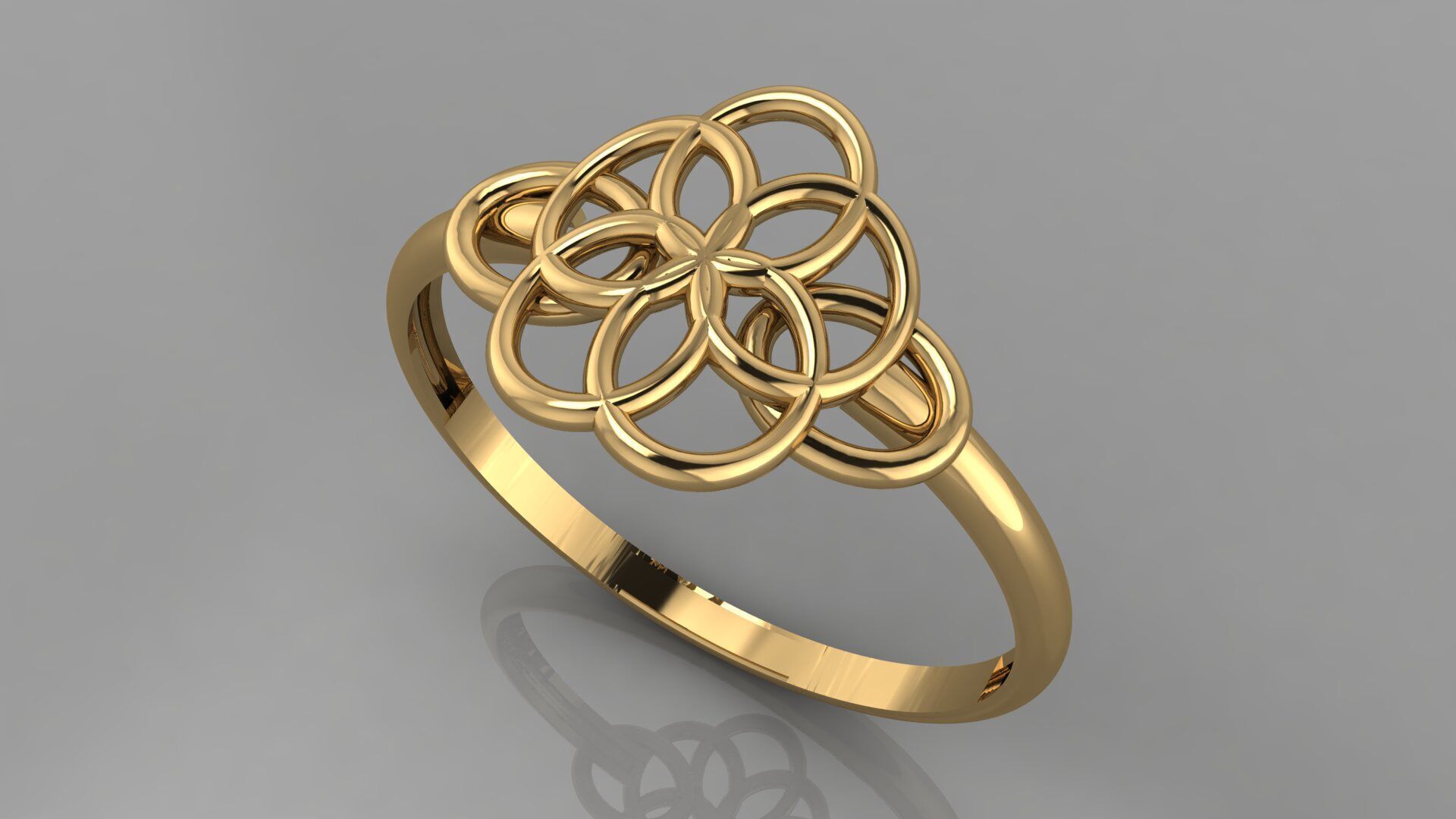 50-Piece Minimalist Ring Set 3D print model_27