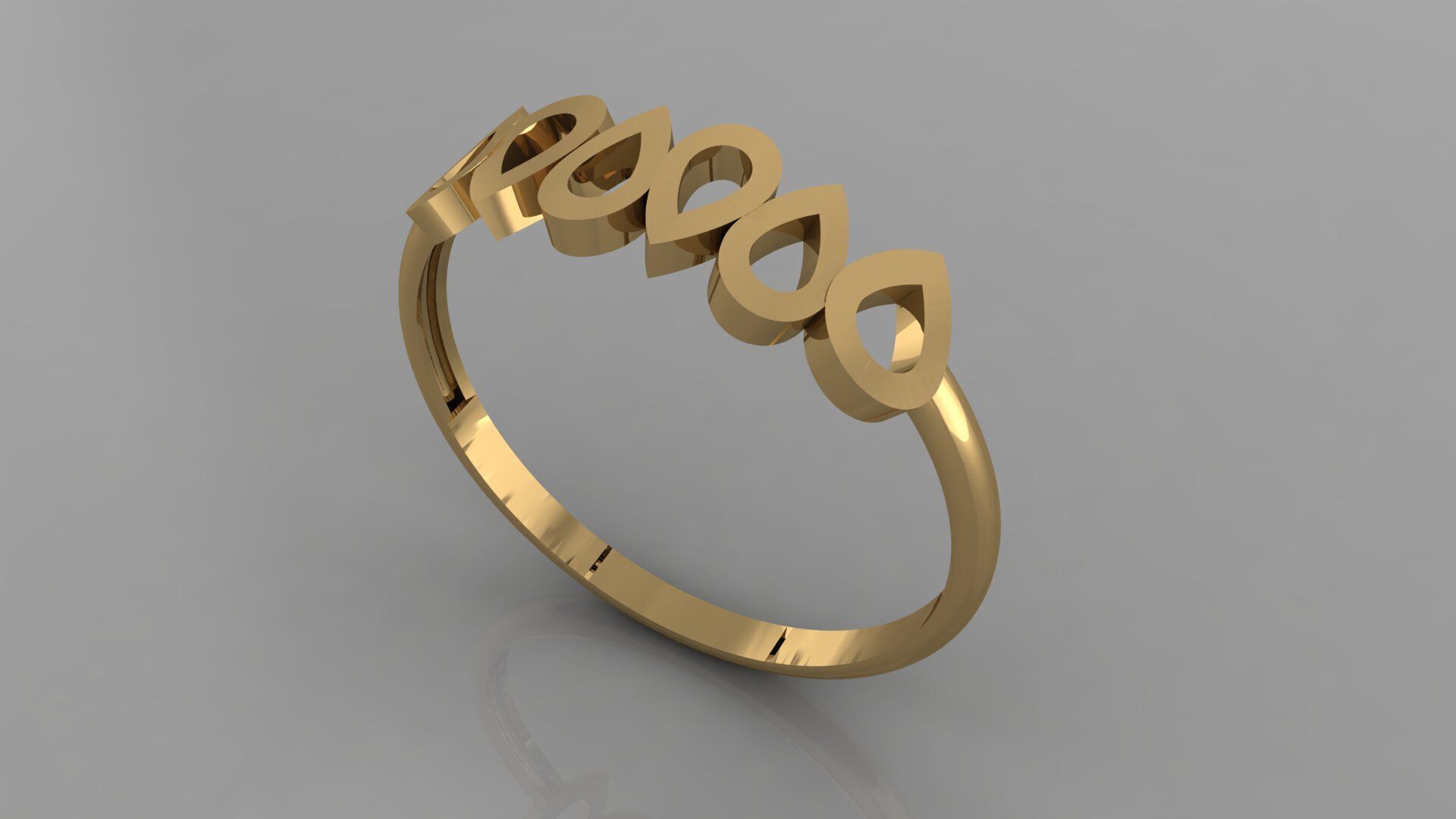 50-Piece Minimalist Ring Set 3D print model_40