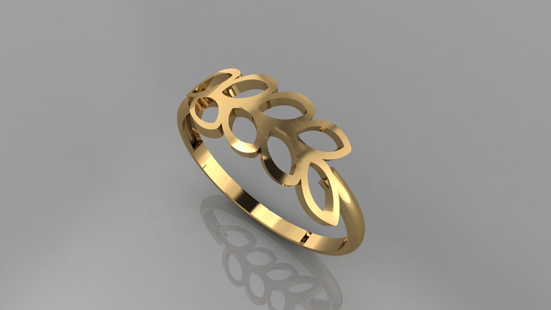 50-Piece Minimalist Ring Set 3D print model_15