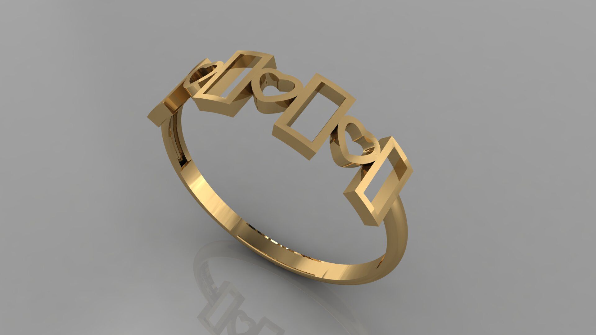 50-Piece Minimalist Ring Set 3D print model_8