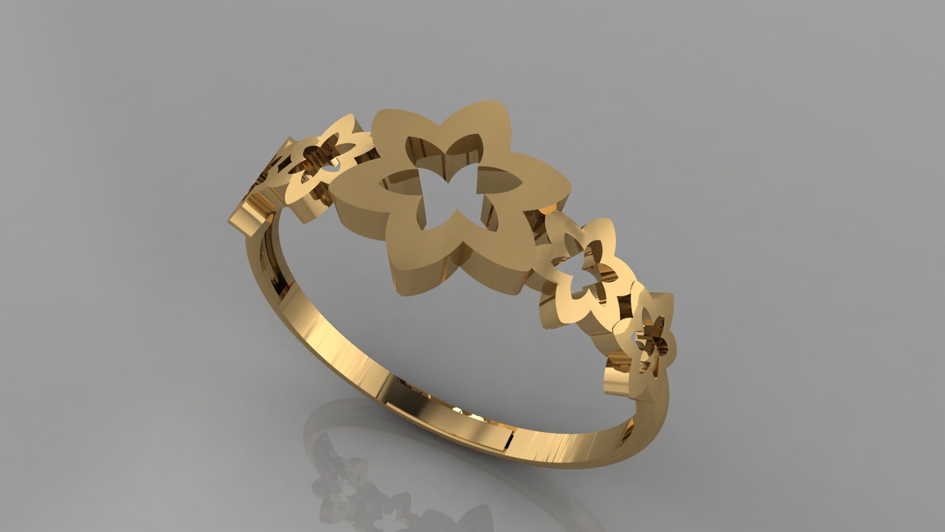 50-Piece Minimalist Ring Set 3D print model_52