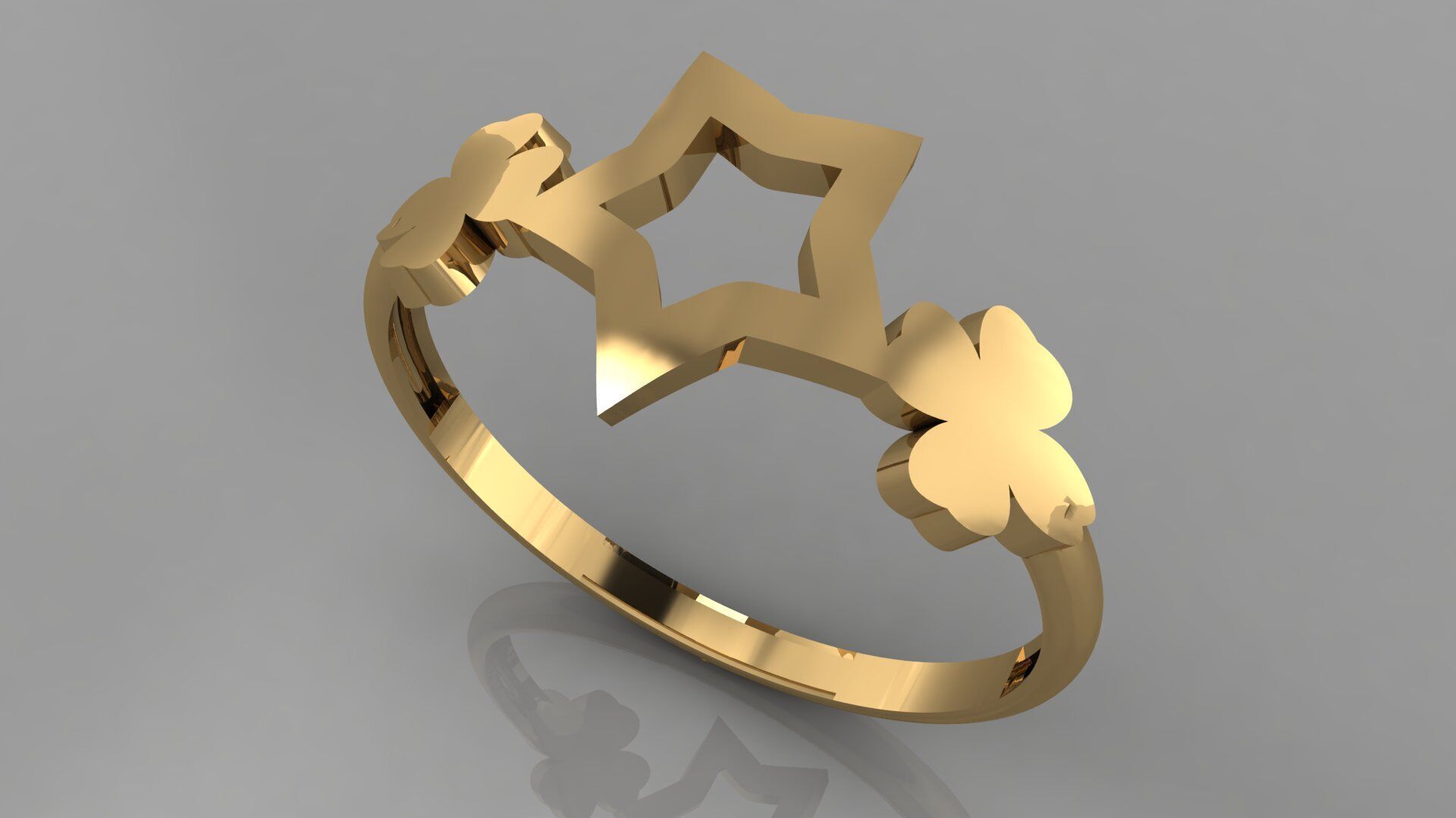 50-Piece Minimalist Ring Set 3D print model_35