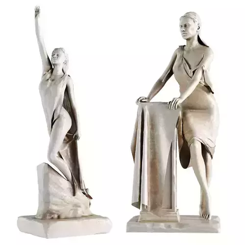 Human Sculptures 21 Girls