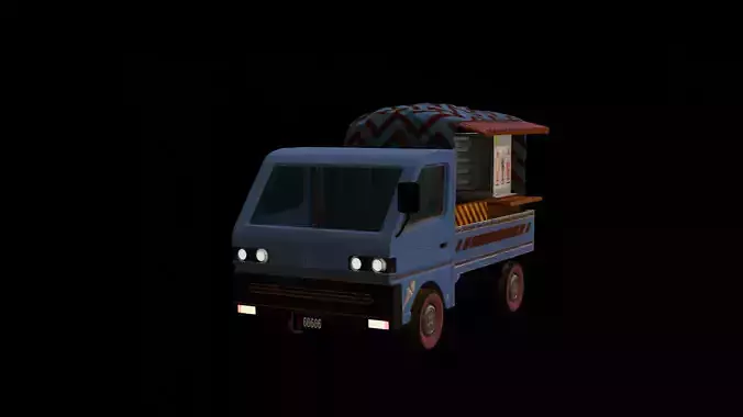 Charming Vintage Store Truck