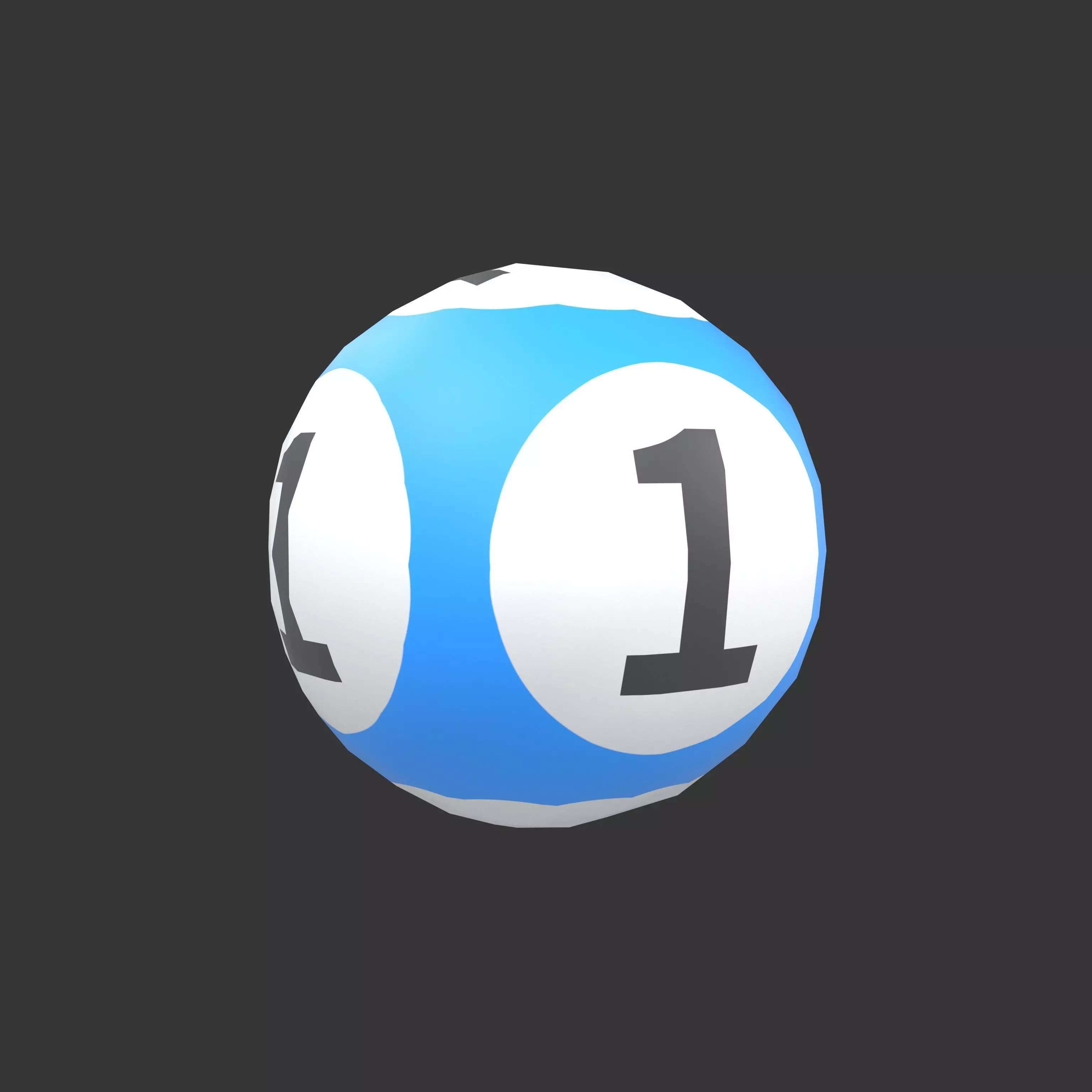 Lottery Balls v1 001 Low-poly 3D model_0