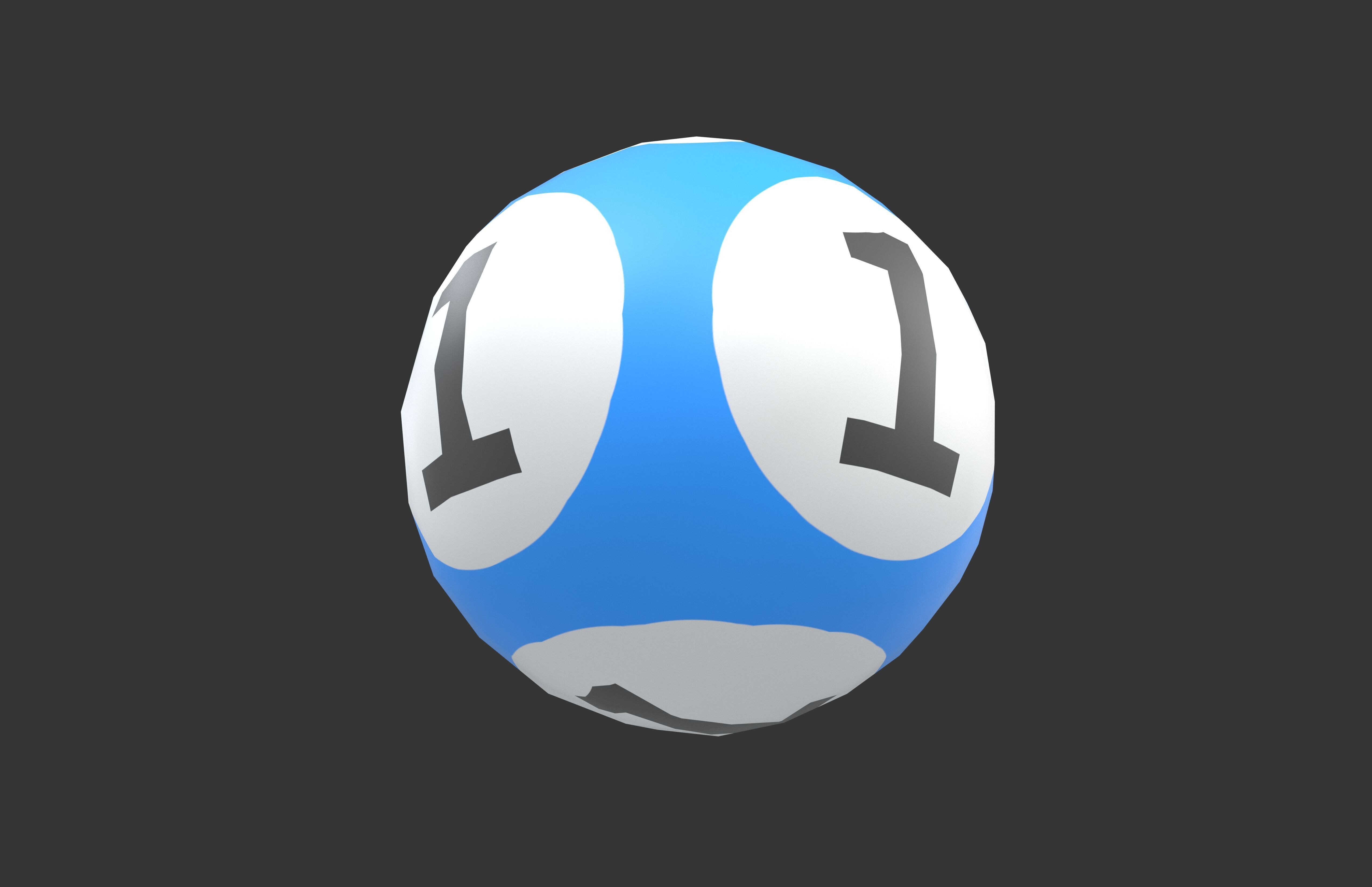 Lottery Balls v1 001 Low-poly 3D model_1