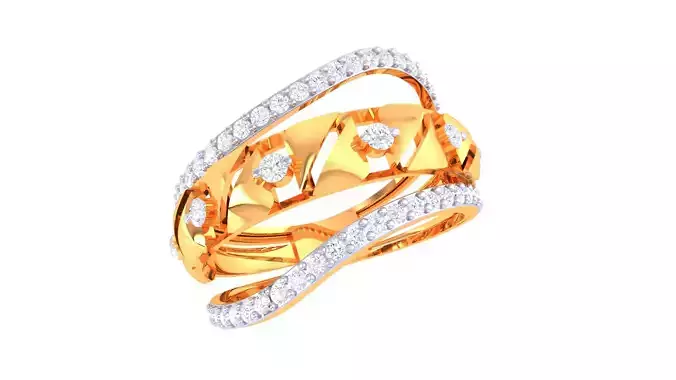 Women Ring  Render 3dm STL OBJ FBX Details