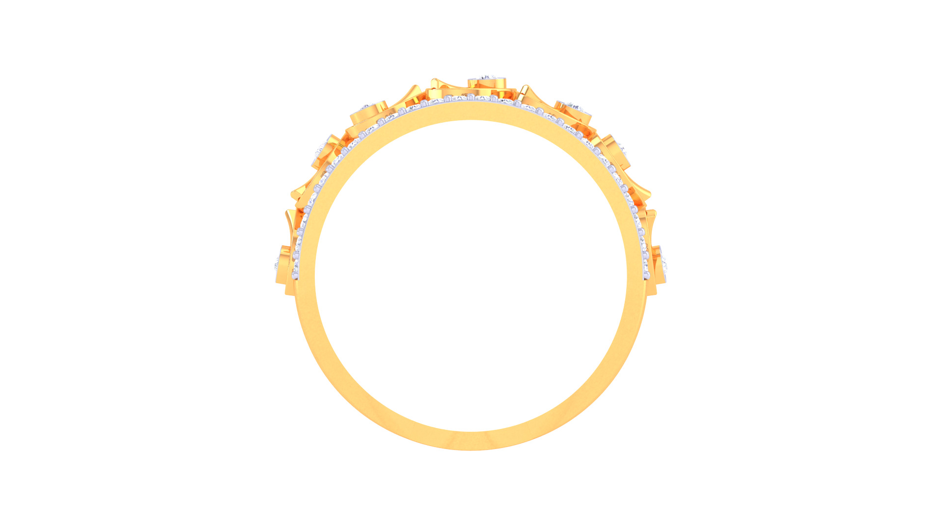 Women Ring Render 3dm STL OBJ FBX Details 3D print model_4