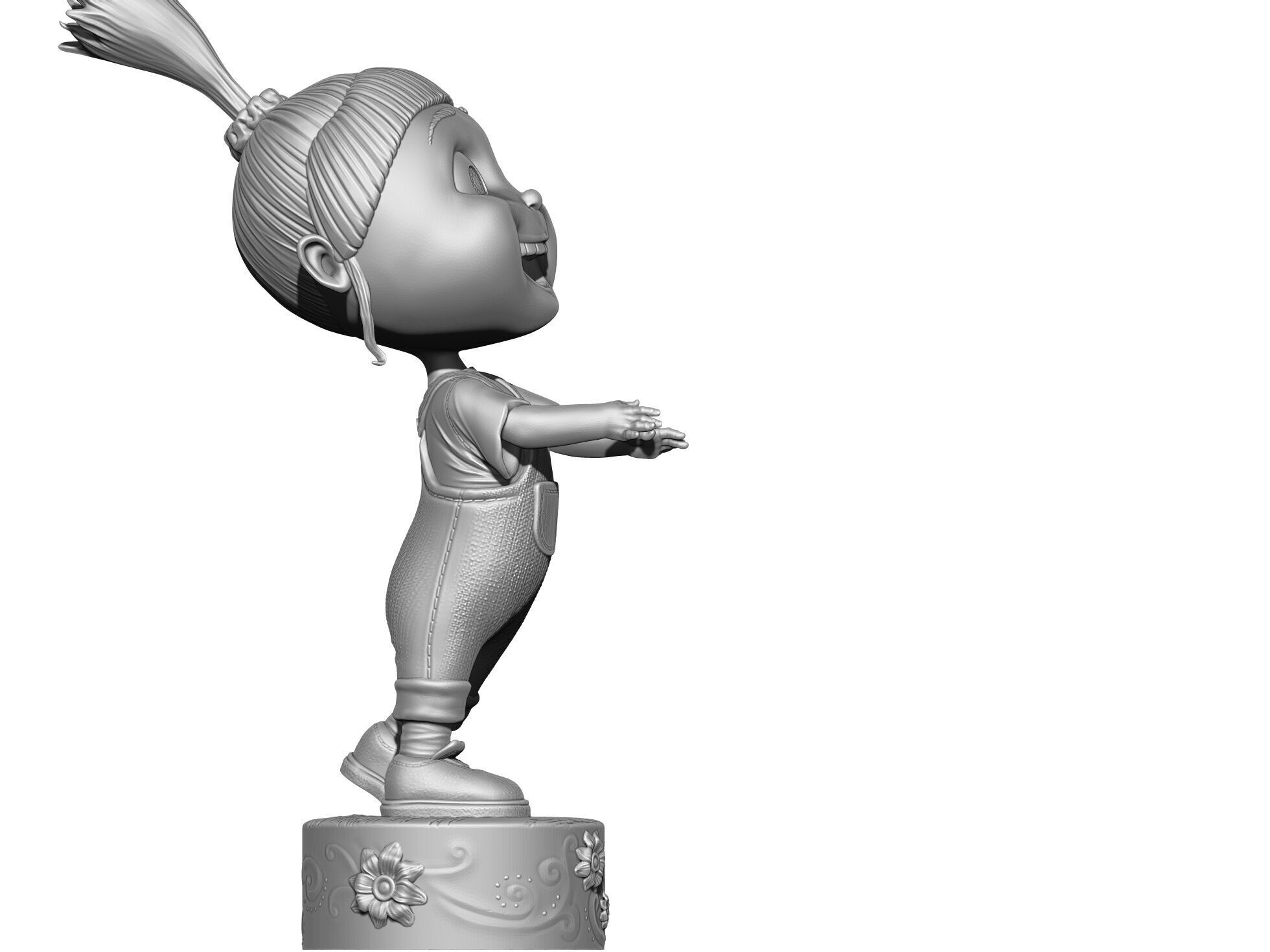 Agnes from the cartoon Despicable Me for 3D printing STL 3D print model_2