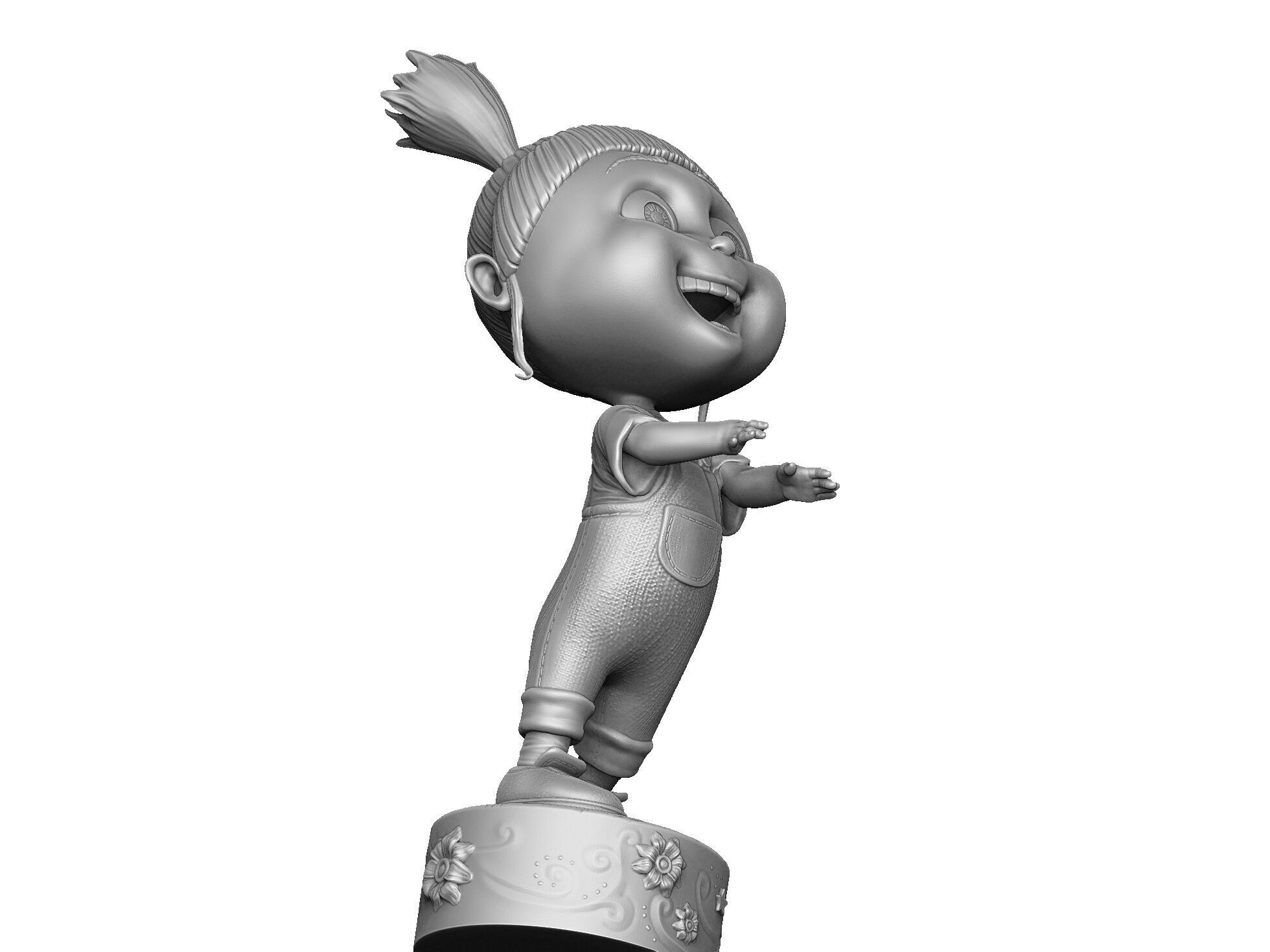 Agnes from the cartoon Despicable Me for 3D printing STL 3D print model_3