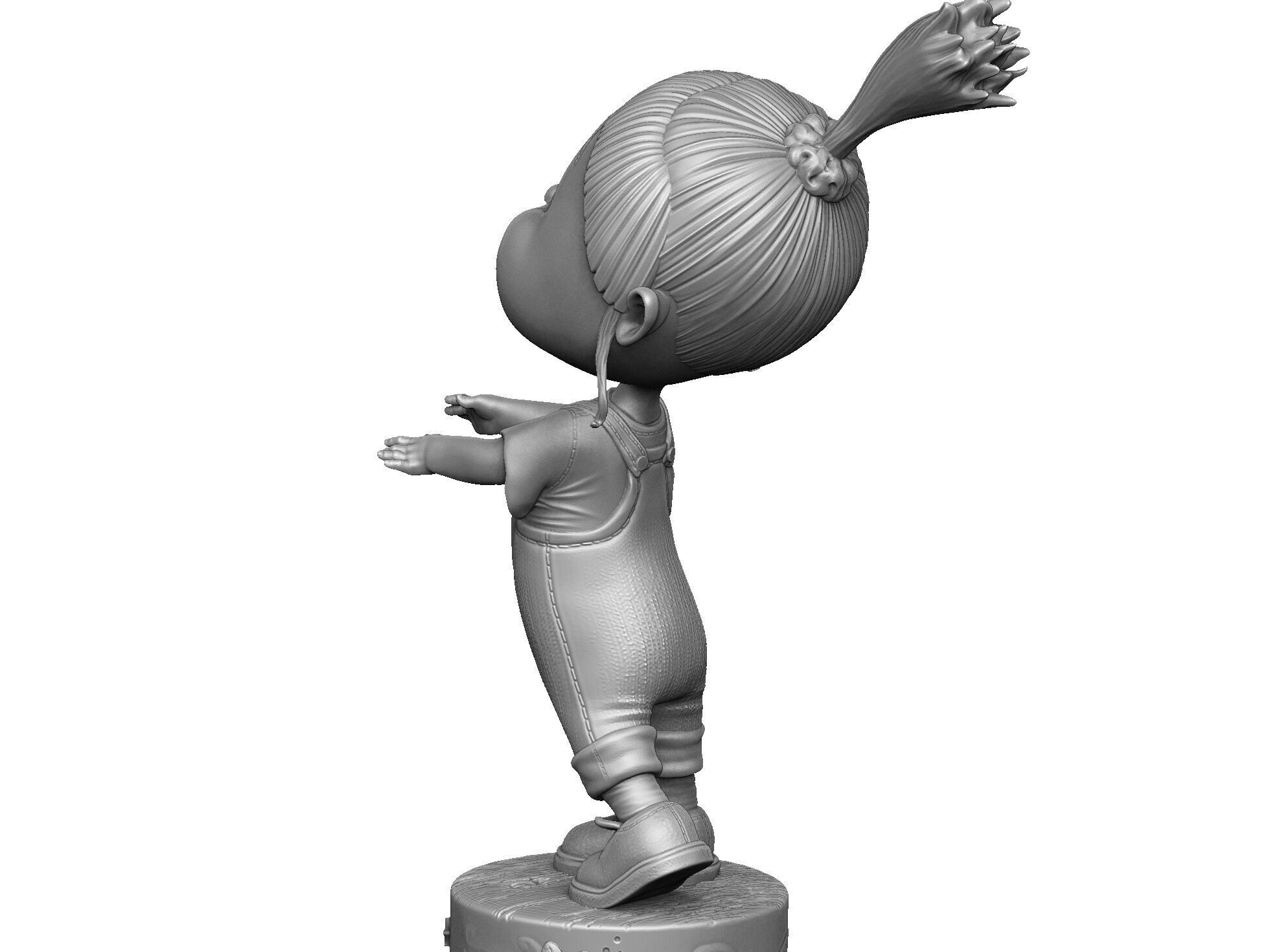 Agnes from the cartoon Despicable Me for 3D printing STL 3D print model_21