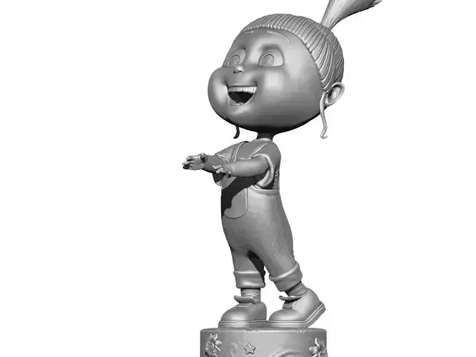 Agnes from the cartoon Despicable Me for 3D printing STL 3D print model