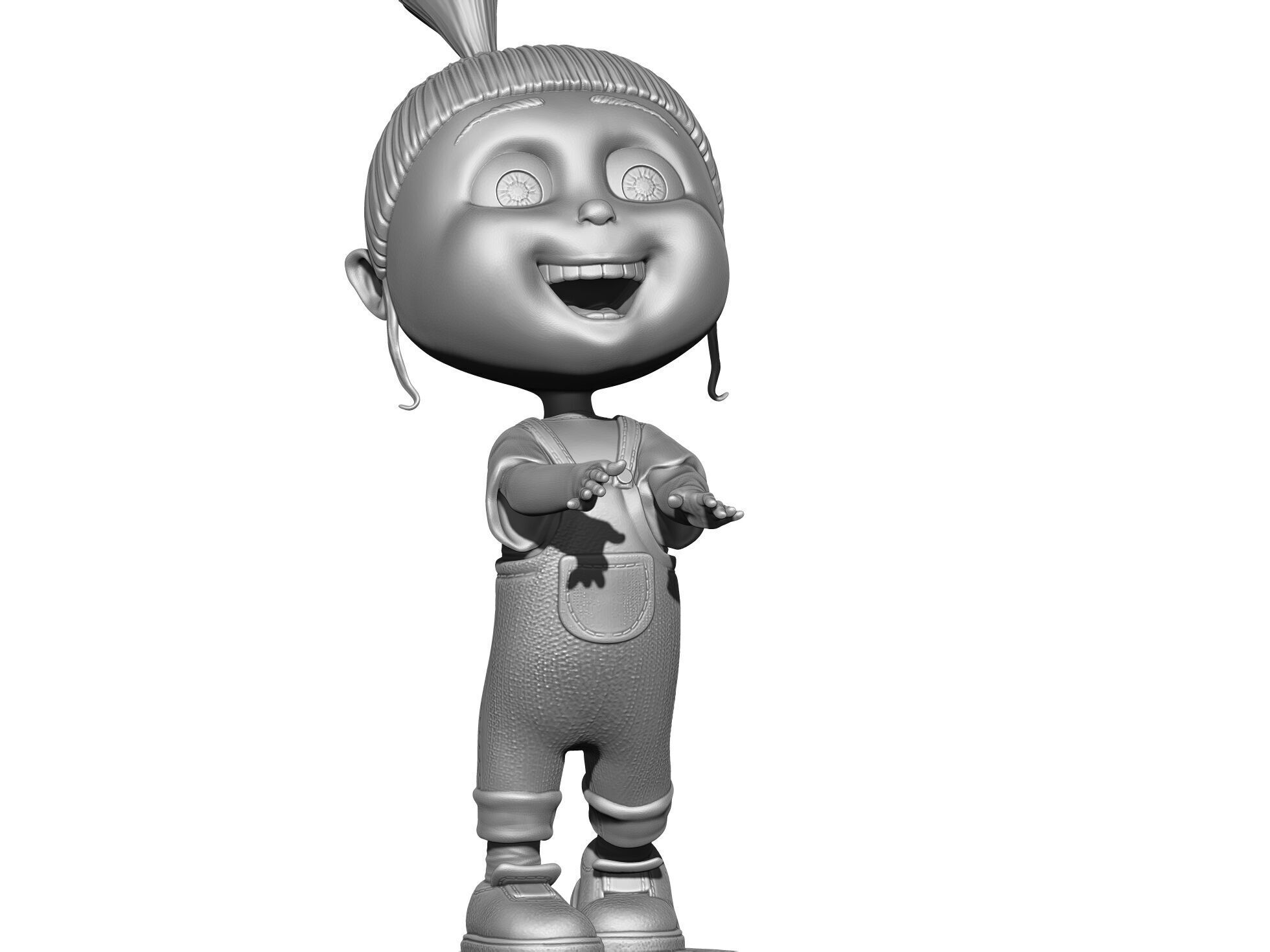 Agnes from the cartoon Despicable Me for 3D printing STL 3D print model_4