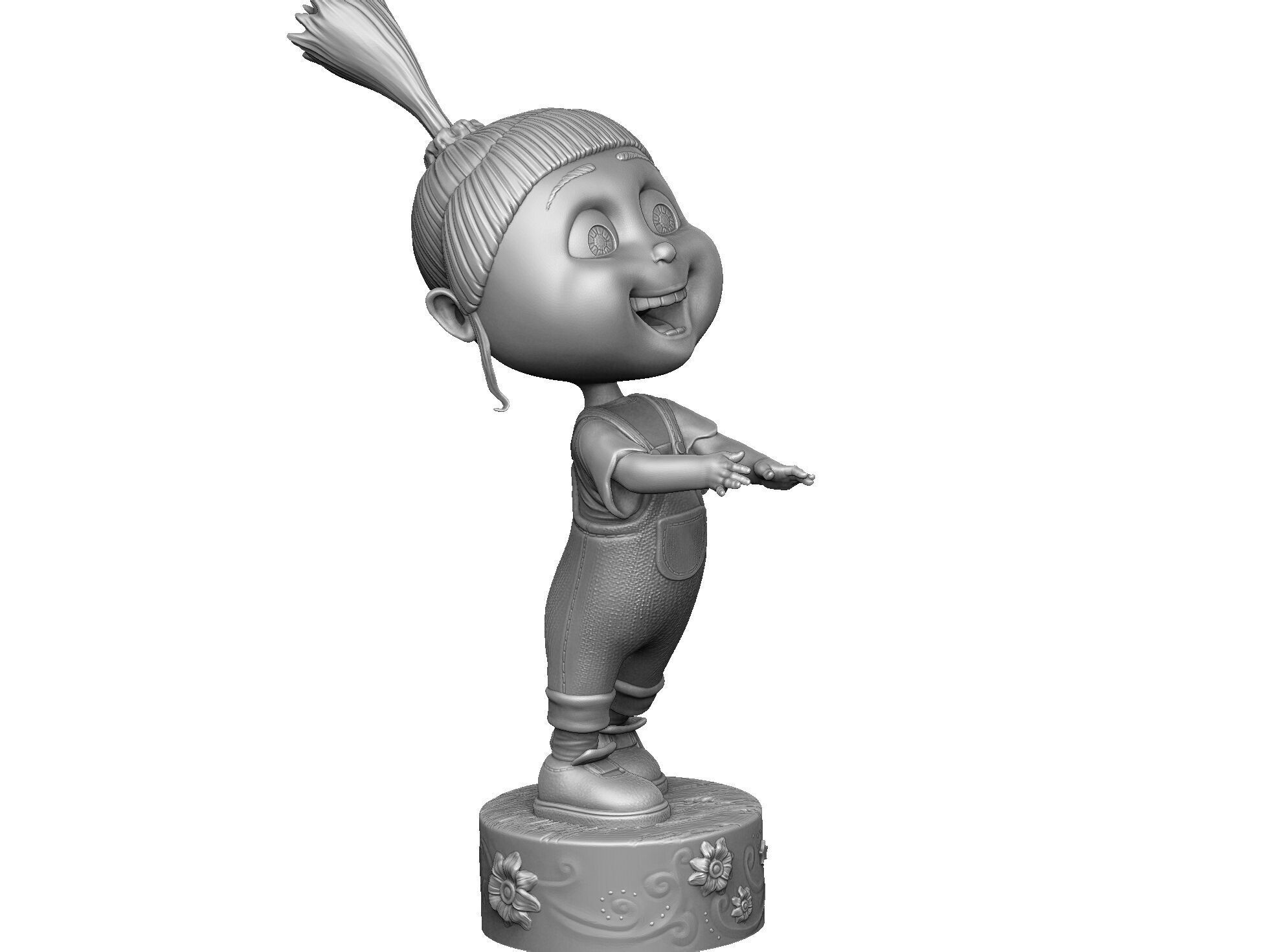 Agnes from the cartoon Despicable Me for 3D printing STL 3D print model_5