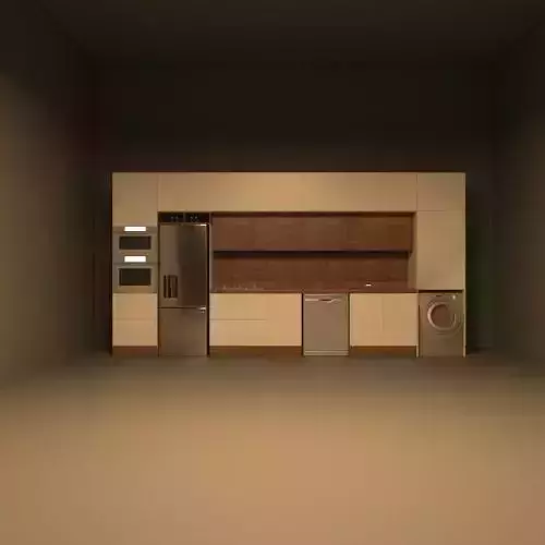 Linear kitchen