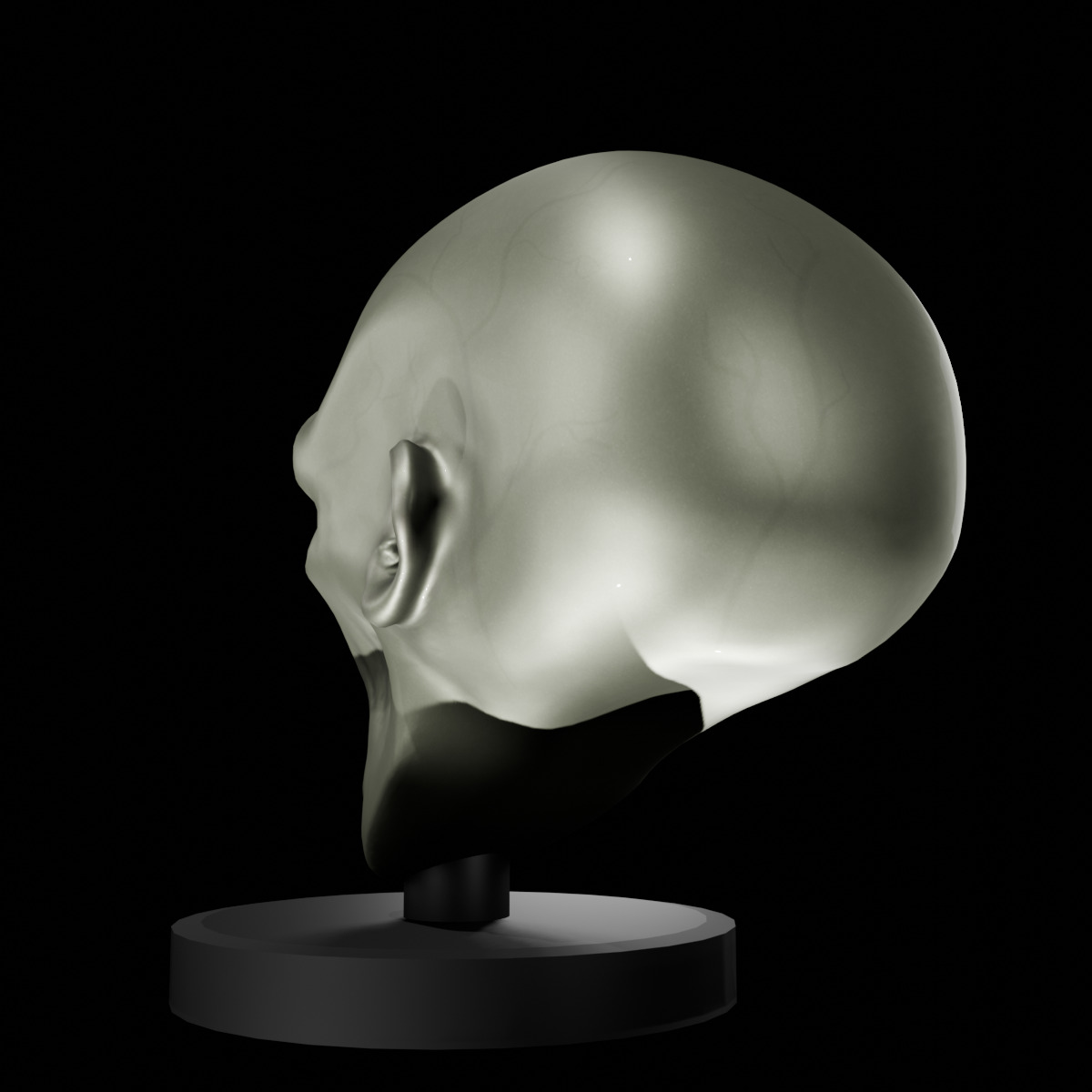 Highly Detailed Zombie 3D Model  Fully Textured and 3D Printable 3D print model_7