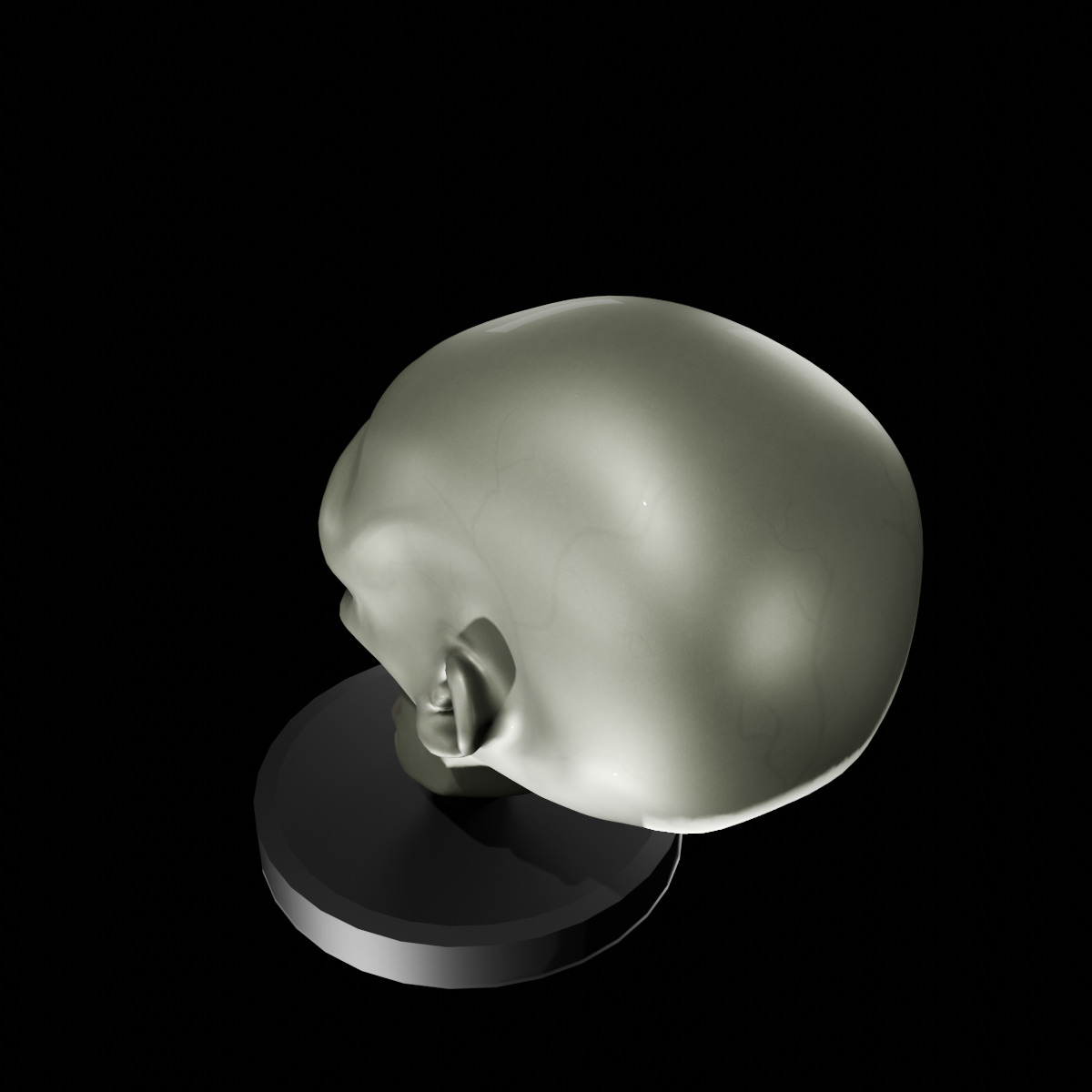 Highly Detailed Zombie 3D Model  Fully Textured and 3D Printable 3D print model_6