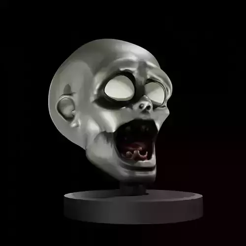 Highly Detailed Zombie 3D Model  Fully Textured and 3D Printable
