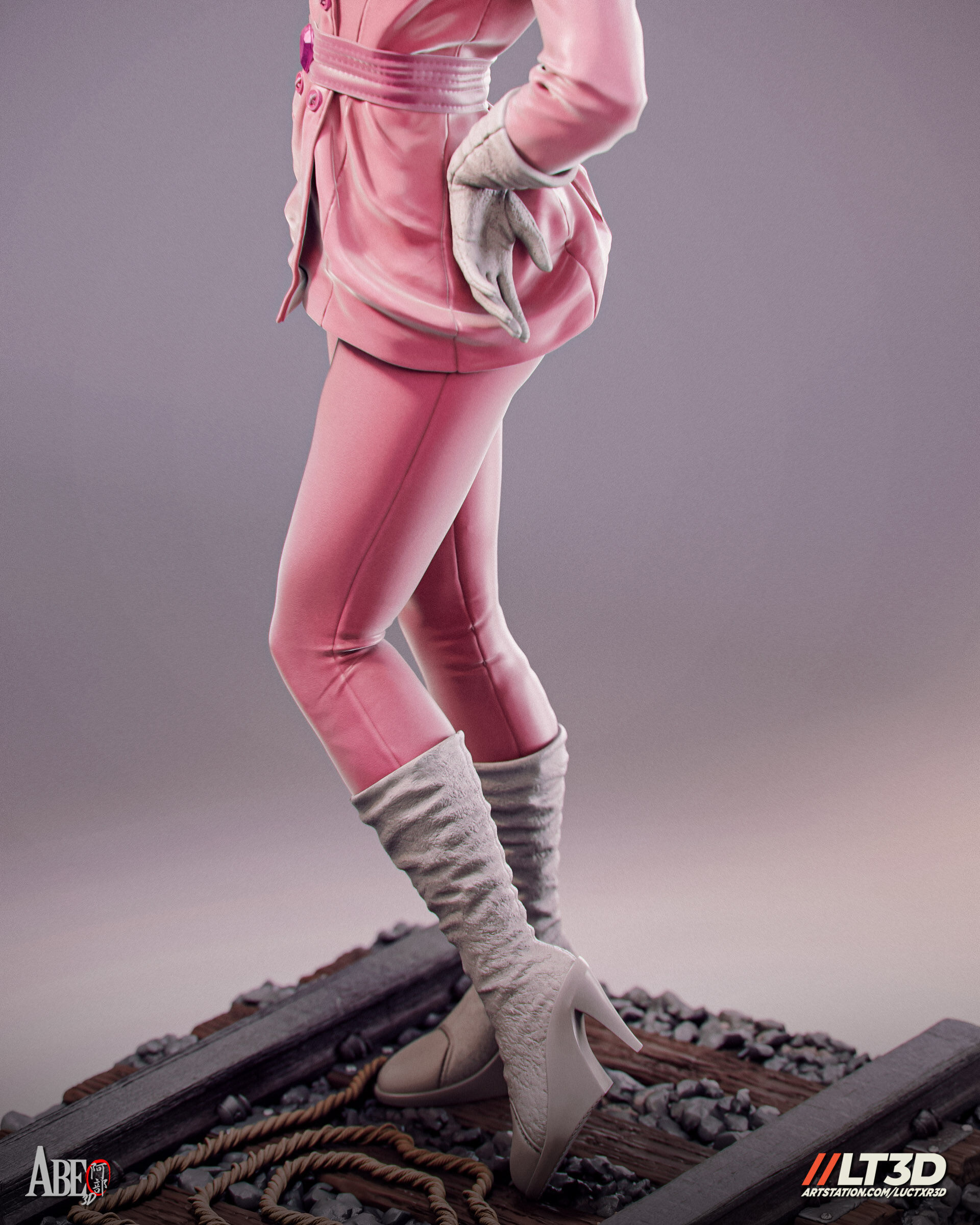 Penelope Pitstop 3D print model_12
