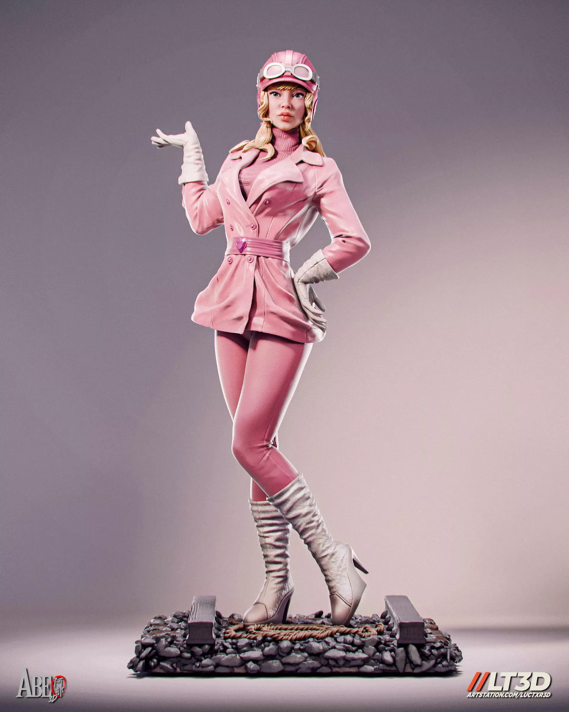 Penelope Pitstop 3D print model_0
