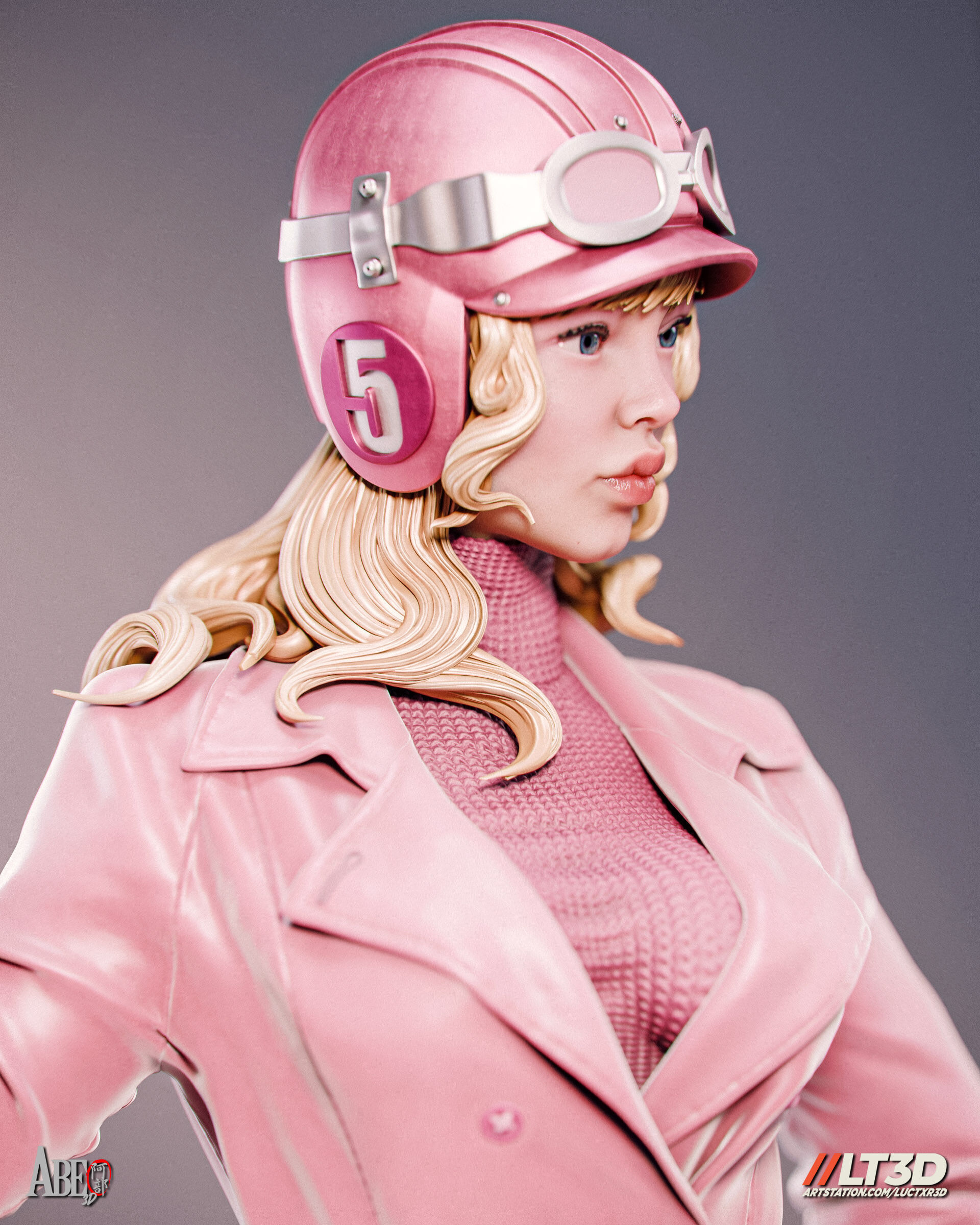 Penelope Pitstop 3D print model_9