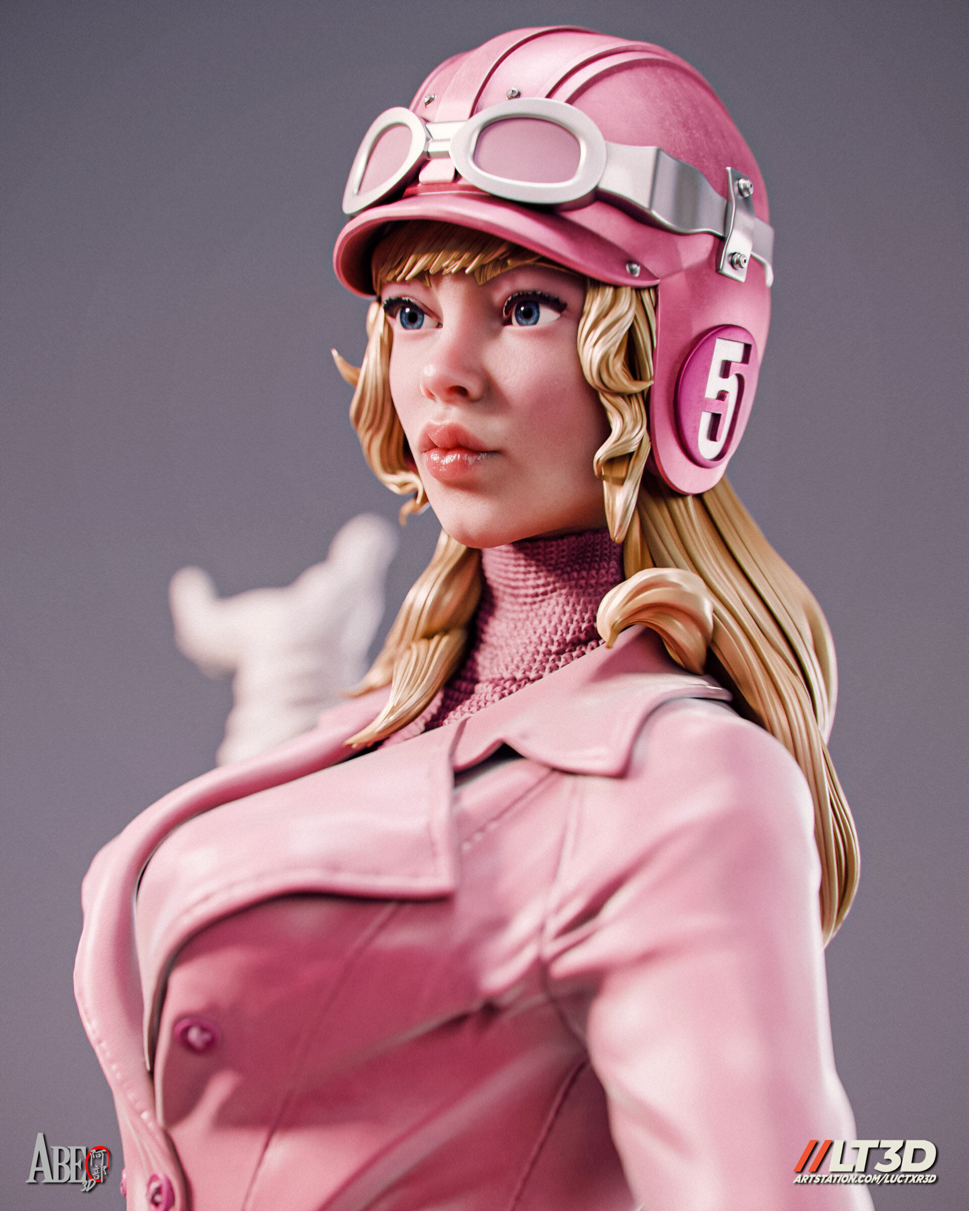 Penelope Pitstop 3D print model_8